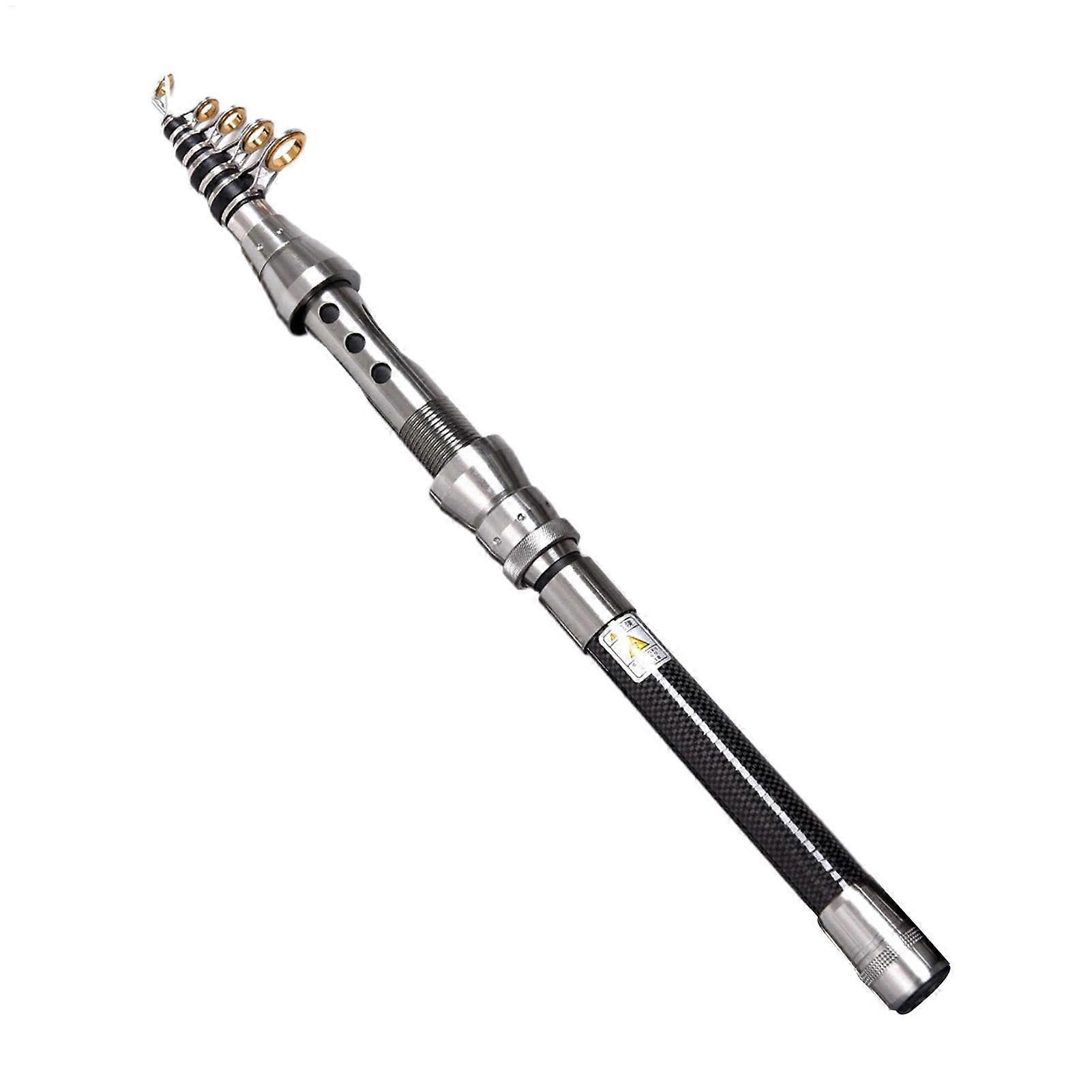 Retractable Fishing Rod, Telescopic Fishing Pole 1.8m | Portable Compact Design for Beginners, Anti-Tangling Material