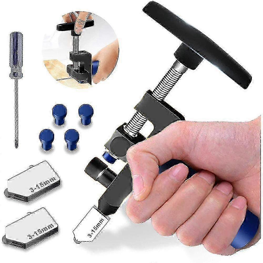 Manual Tile Cutter for Ceramic & Porcelain Tiles with Adjustable Laser Guide - Professional Precision Tool