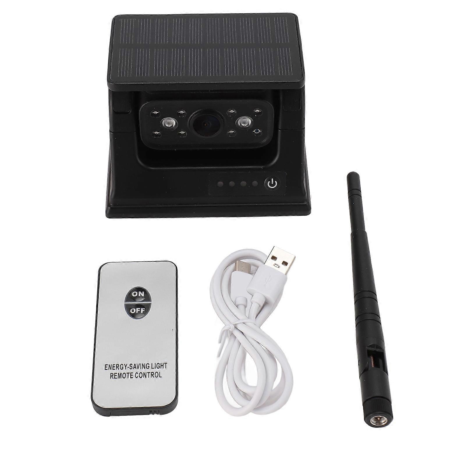 1080P Solar WiFi Wireless Backup Camera IP69 Waterproof Magnetic Night Vision Reversing Camera for RV Truck Trailer