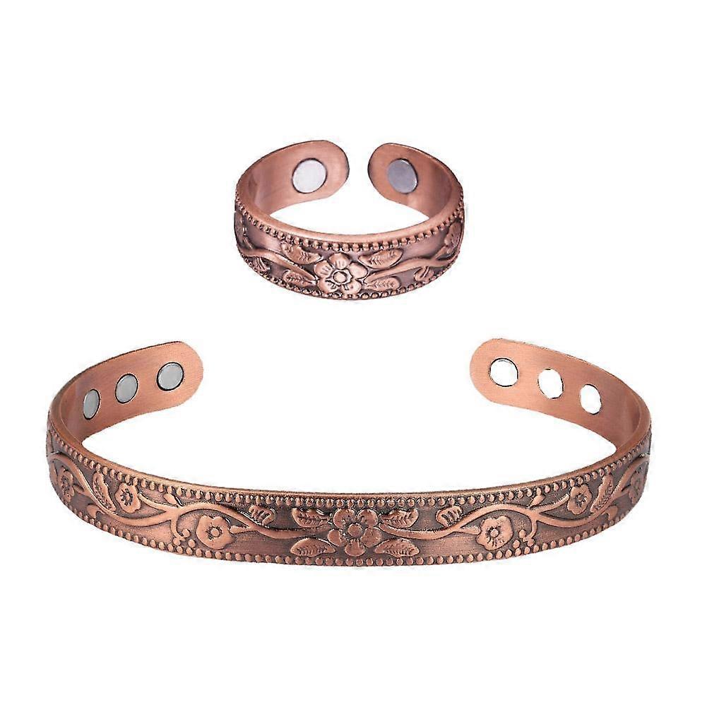 Bronze bracelet + ring (A)