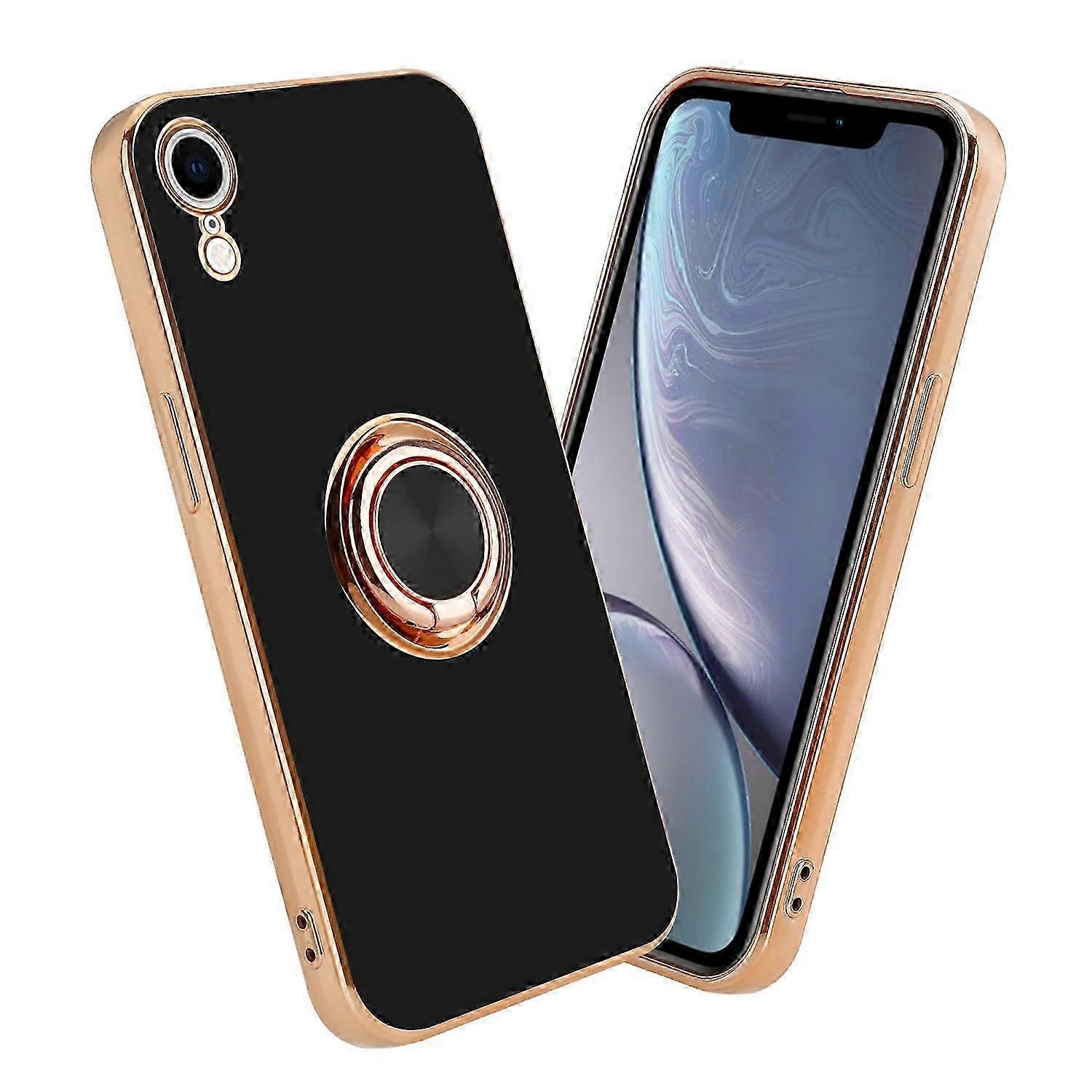 TPU Protective Case for Compatible Brand Smartphone - Features Camera Protector and Built-in Ring