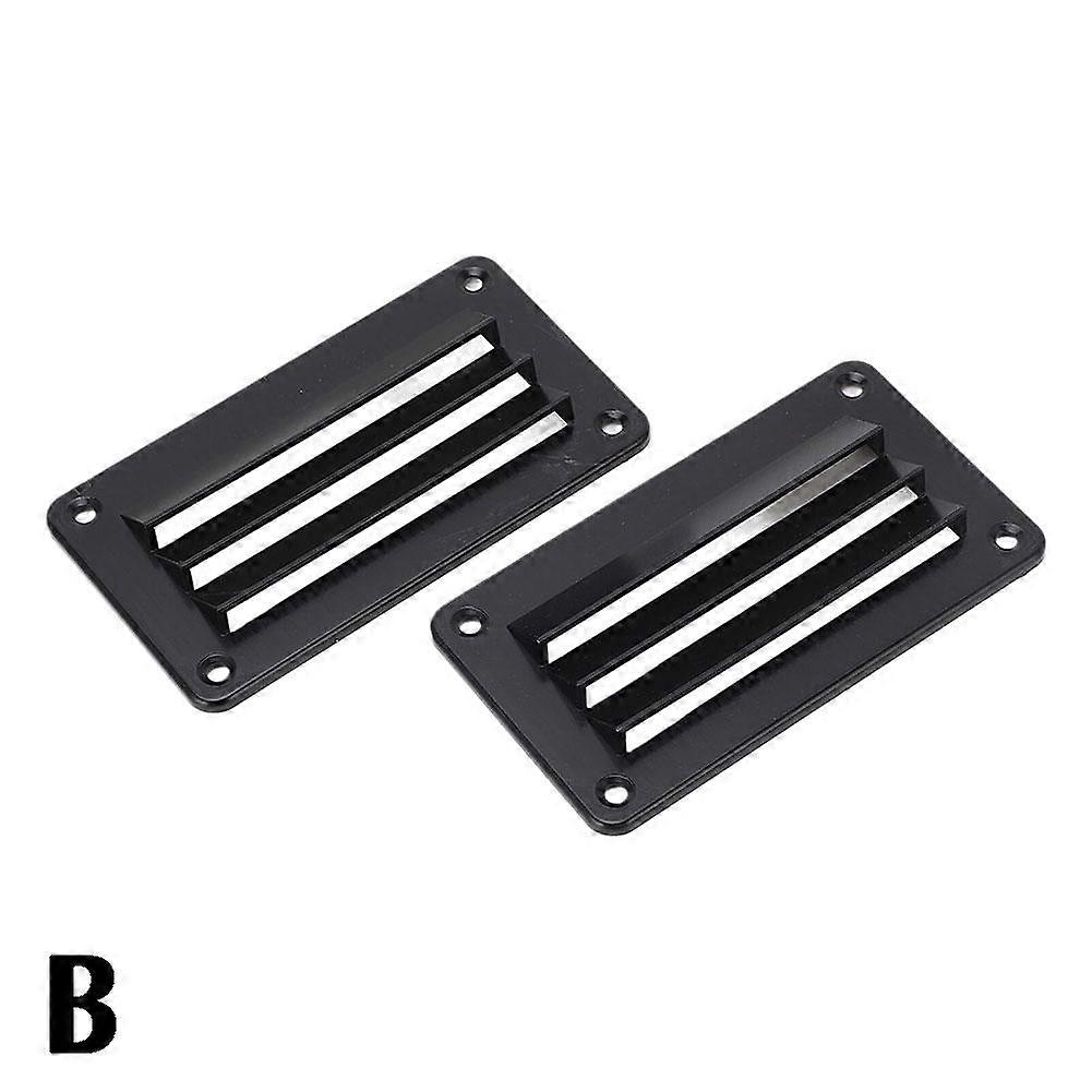Black one pair (B)$RV exhaust fan outlet exhaust fan boat RV hardware accessories ventilation plate 140*78 shutter ventilation window