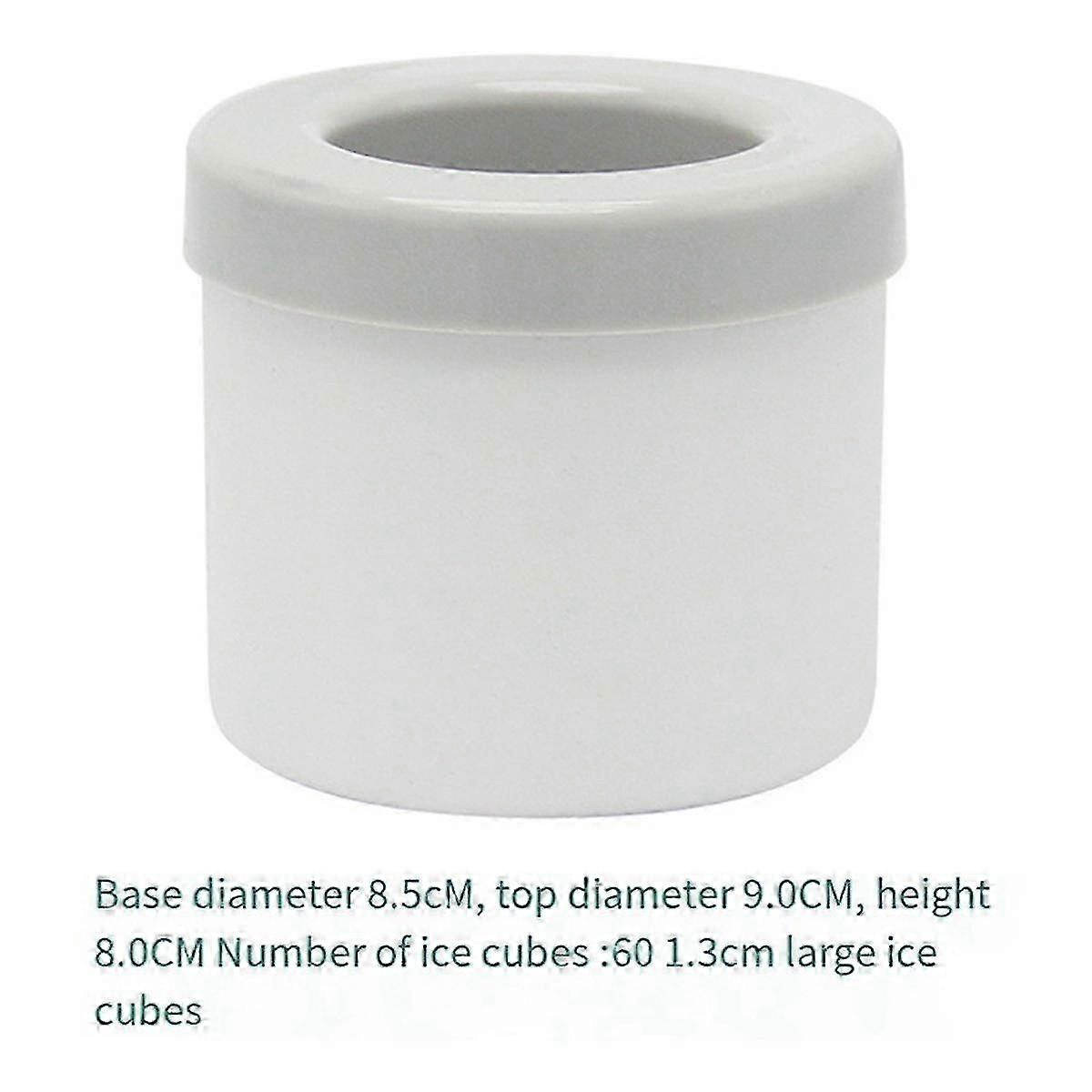 Silicone Ice Cube Maker Cylinder Mold for Quickly Freezing Ice Cubes, Perfect for Any Brand's Ice Bucket Use