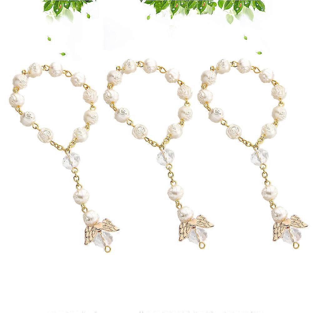 Classic Rose Beads Bracelet Made of Alloy, Lightweight and Comfort-Focused