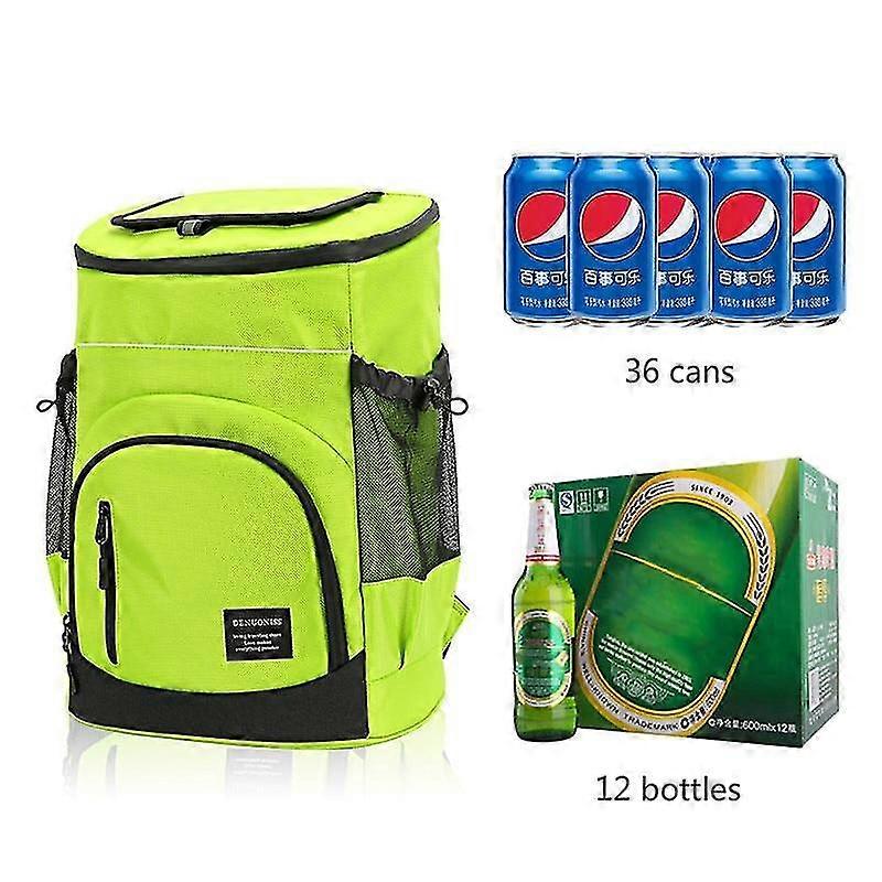 Large Insulated Cooler Backpack for 36 Cans - Soft and Thermal Fridge Bag Ideal for Travel, Beach, or Beer Enjoyment