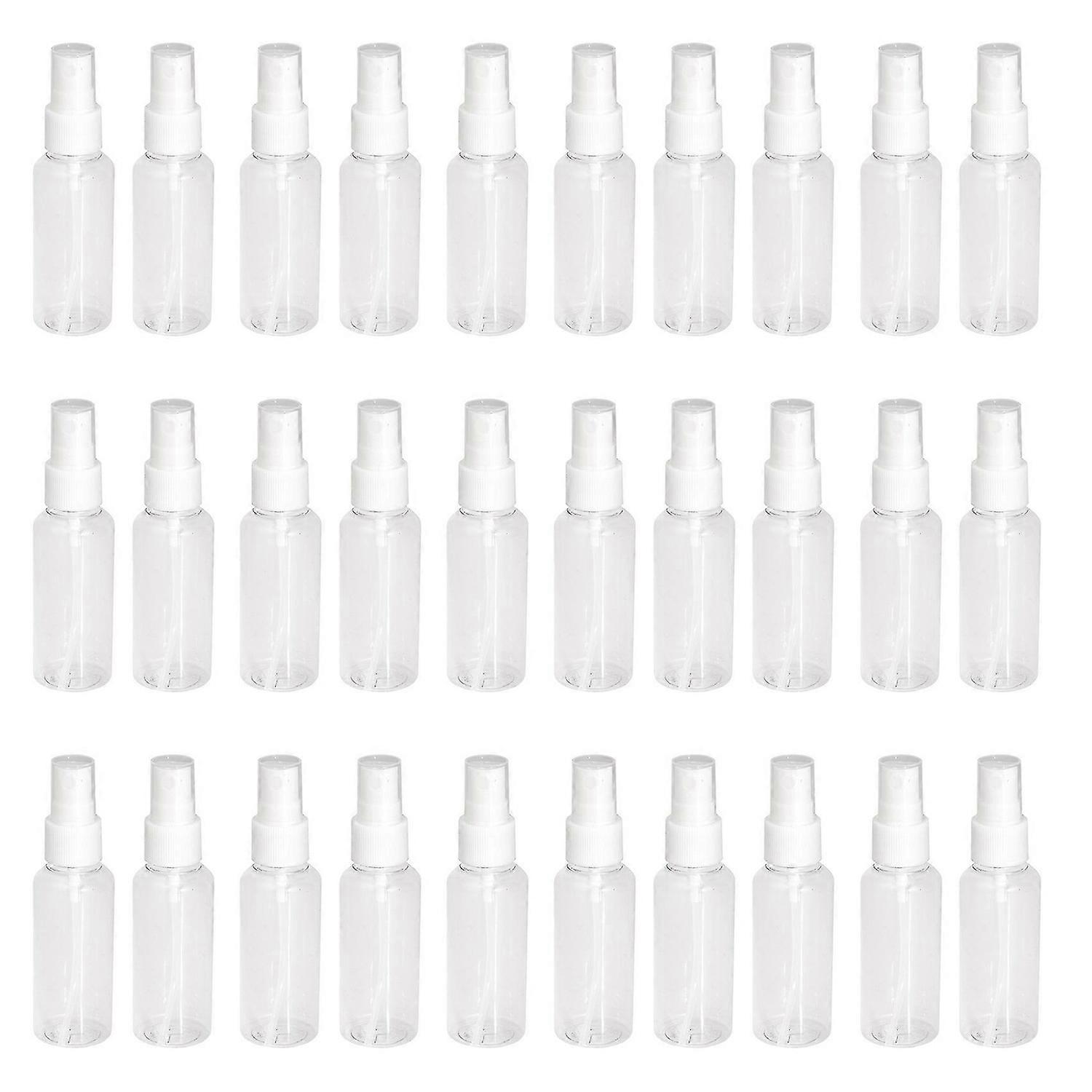 30Pcs Transparent Empty Bottles 50Ml Plastic Mini Refillable Container Empty Cosmetic Containers