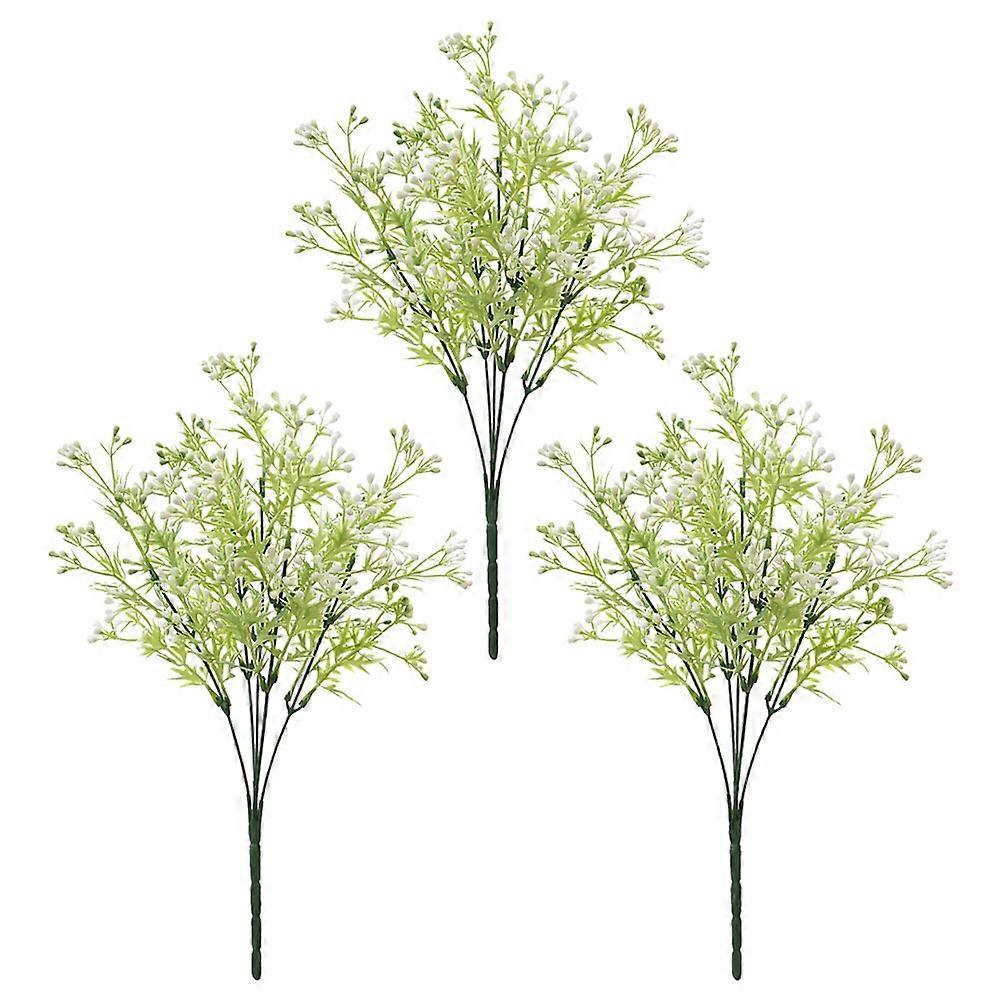 Artificial Flowers for Decoration with Plastic Material Assorted Color 3pcs