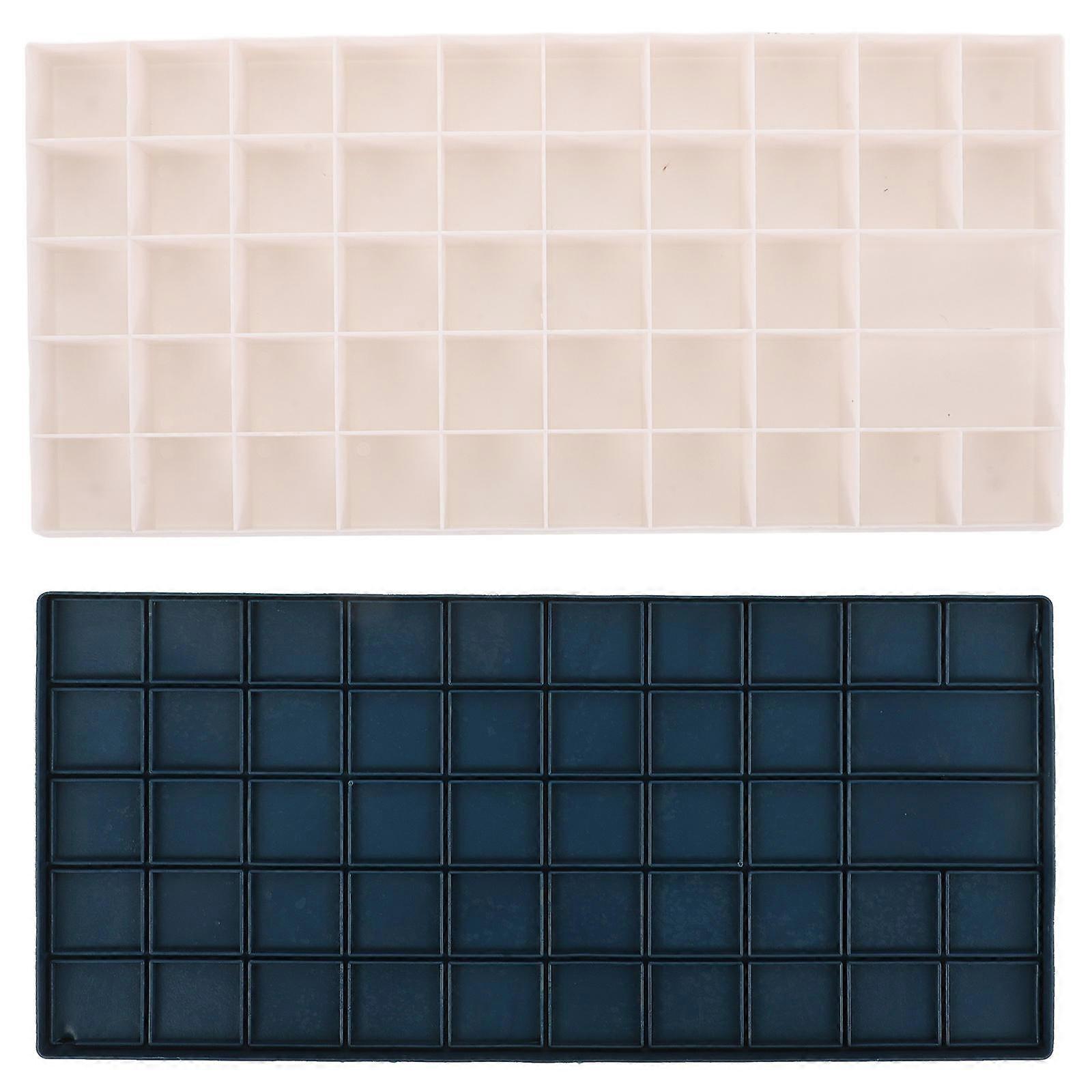 Watercolor Mixing Tray Solid Watercolor Paint Set For Painting Assorted Color 34 X 16 X 3 4cm Moisture Retention 1Pack