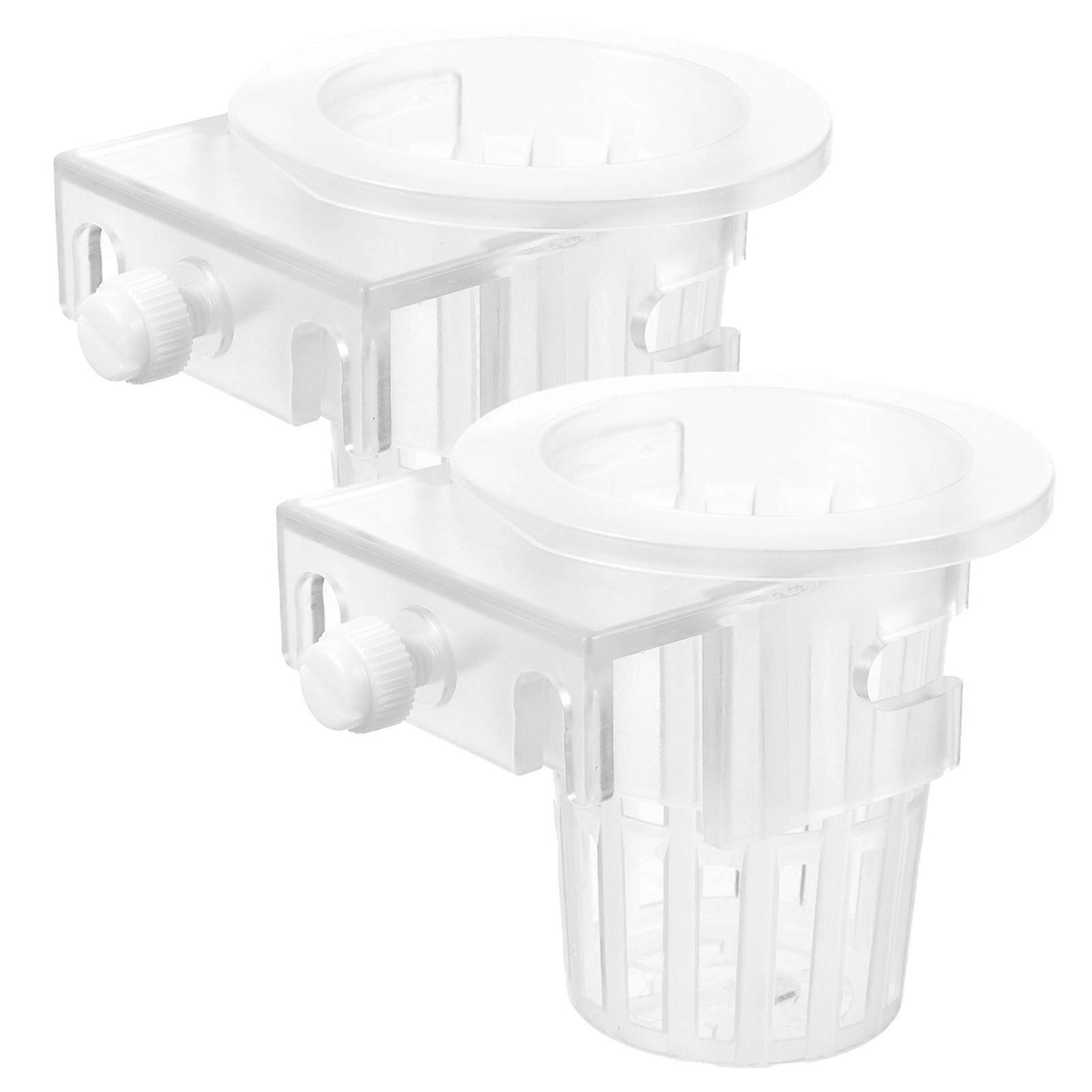 2pcs Hydroponic Net Pot Mesh Planting Basket for Fish Tank – Supports Aquatic Plants, Hydroponic Growth & Nutrient Retention