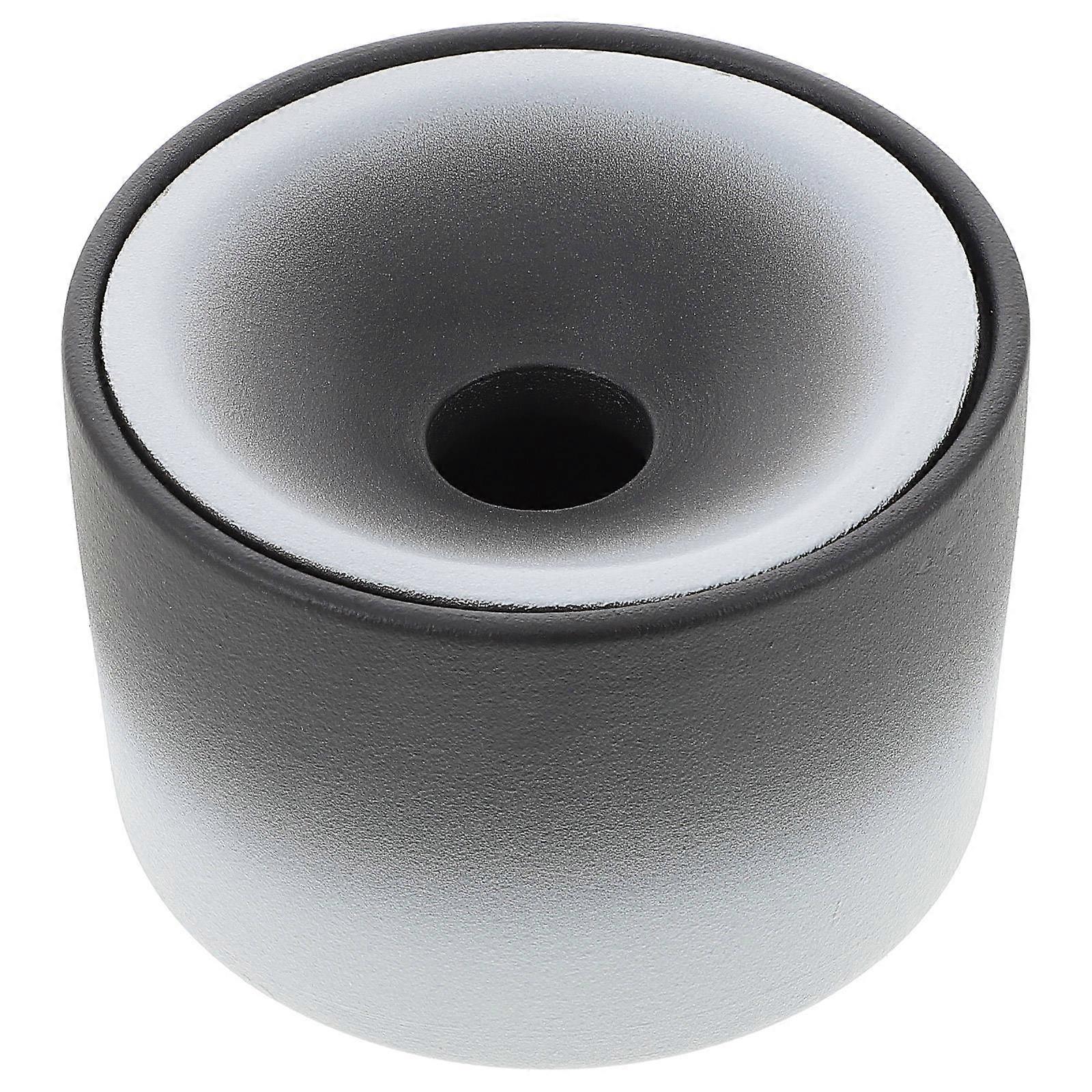 Outdoor Ashtray Prevent Ash Spreading Ceramic Material Assorted Color For Patio Ktv 4.6x4.6x3.1in 1Set