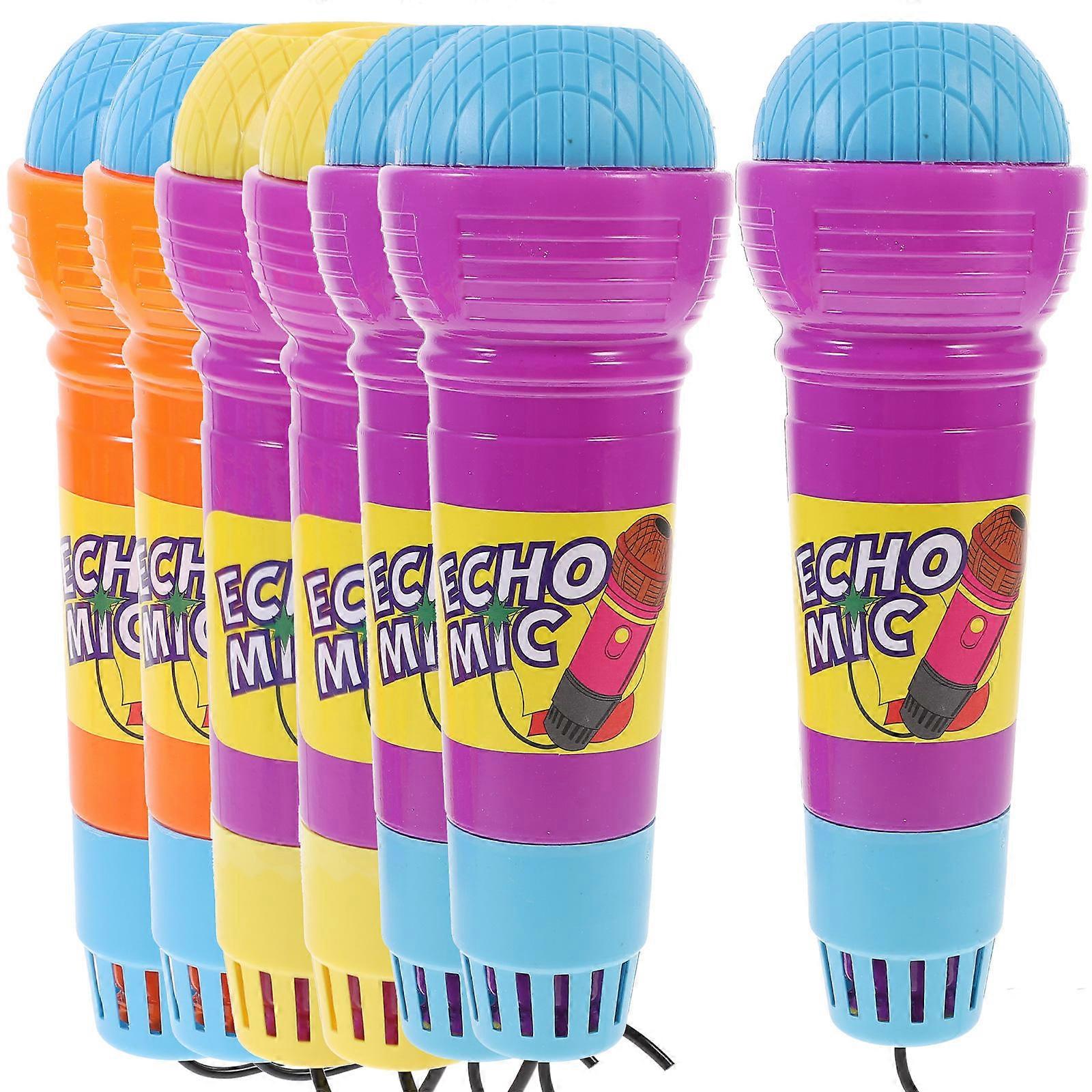 Toy Microphone Prop Voice Amplifying For Kids Children Barbecues Picnics 6Pcs