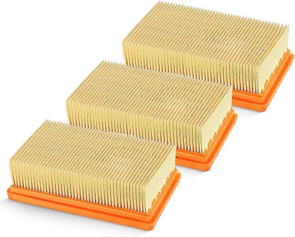 3 Pack Flat Pleated Filter, Flat Pleated Filter Filter, Flat Pleated Filter Filter Vacuum Cleaner Filter