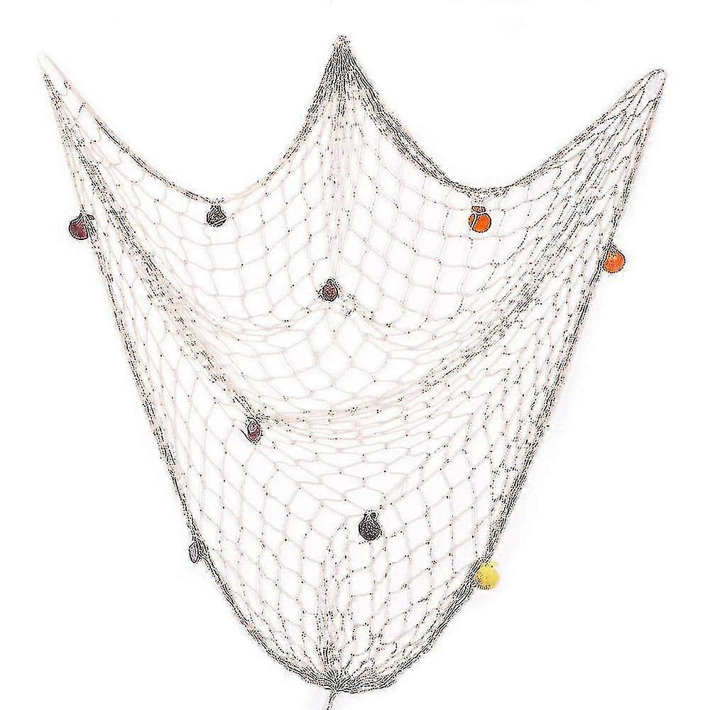Decorative Fishing Net, Mediterranean Style Fishing Decor Suitable for Various Settings