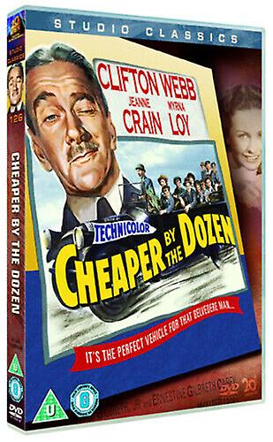 Cheaper By the Dozen DVD (2007) Clifton Webb Lang (DIR) cert U - Region 2