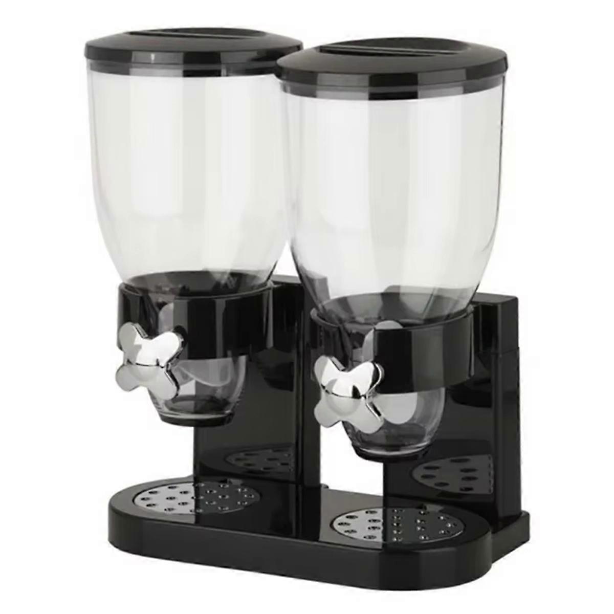 Multifunctional Cereal Dispenser, Dual Control Storage Container