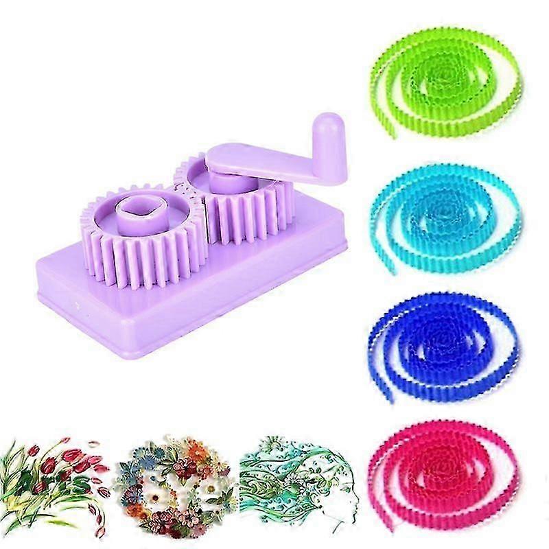 Paper Quilling Crimper, Paper Wave Making Tools,Plastic Paper Crimper Machine Quilled Handmade DIY Art Tool,Artwork Crimping Tool