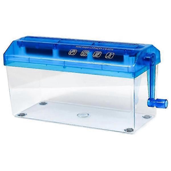 Standard A4 Paper Shredder Portable Manual Paper Shredder Document Paper Cutting