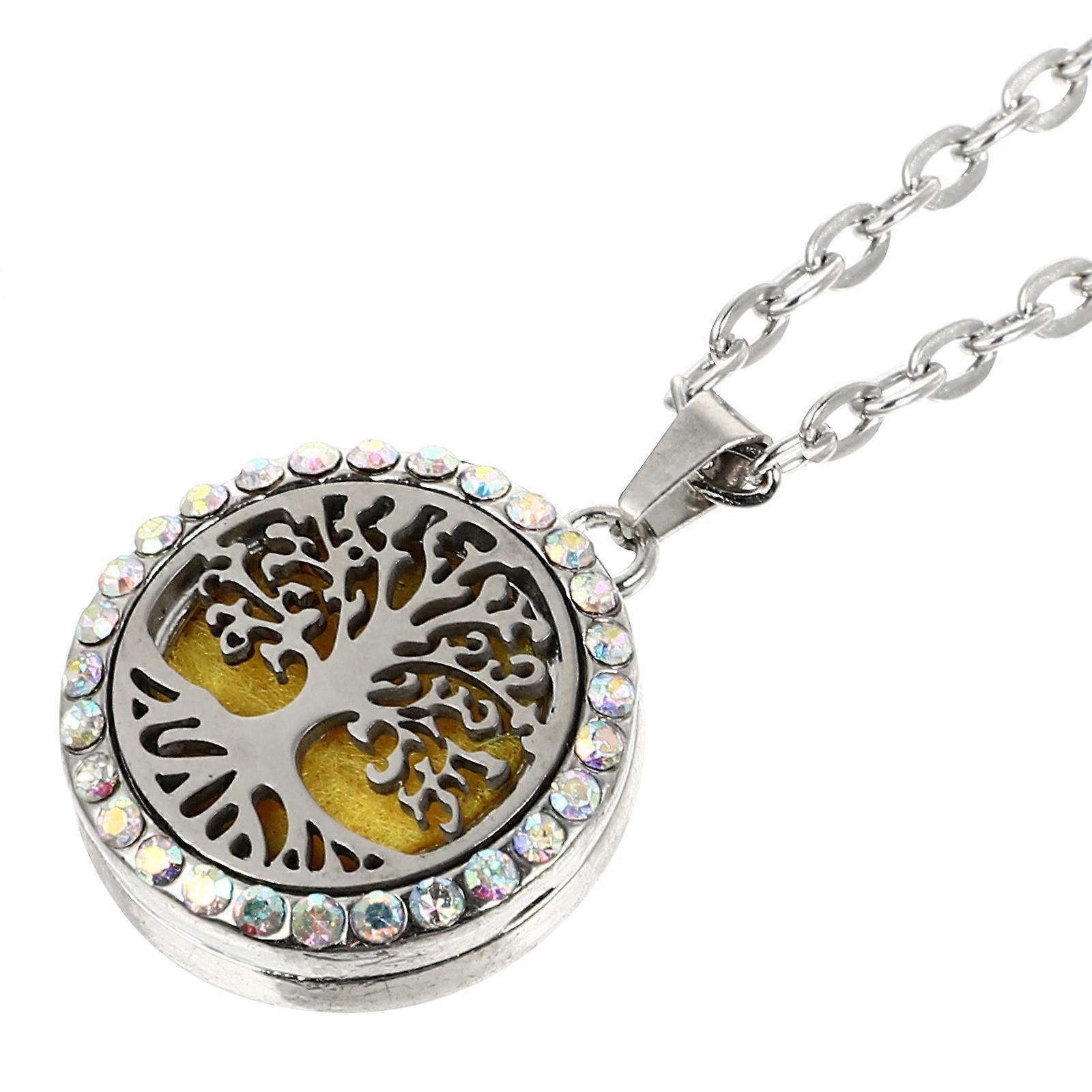 Vial Necklace Essential Oil Diffuser Choker Aromatherapy Perfume Locket Chain Necklace Assorted Color Women Everyday Wear 1Pc