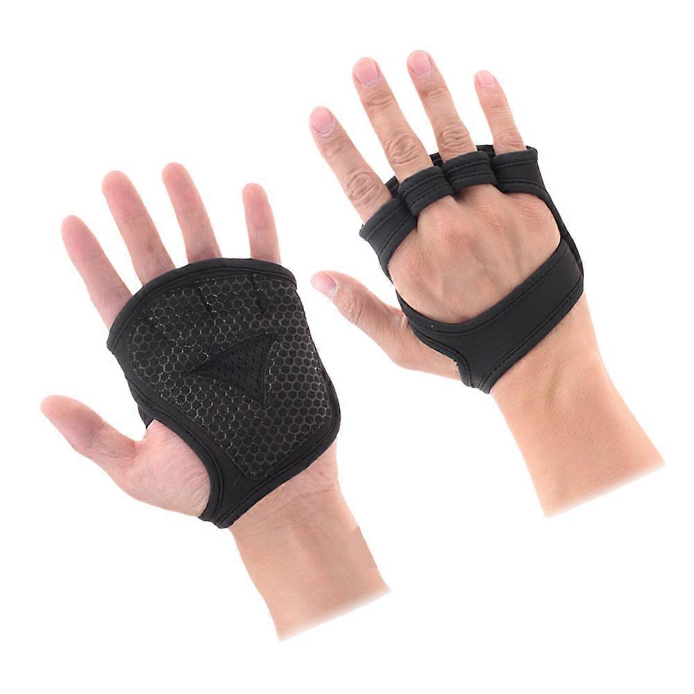 Work Out Gloves Ventilated Weight Lifting Gloves Sweat Reduction For Cross Training 1 Pair