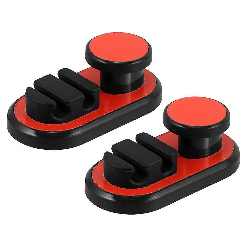 Wire Storage Organizer Wire Organizer Clip Orange Color For Wire Organizers Vehicle Organization 2Pcs