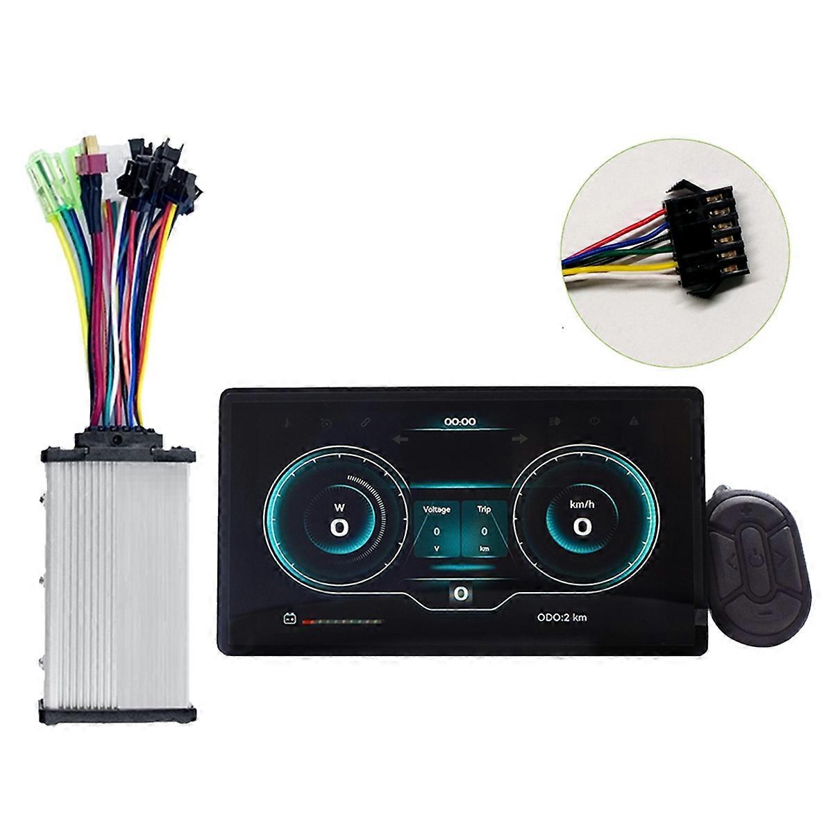 H8 Electric Bicycle Lcd Display+Controller Screen Projection Navigation Digital Stopwatch Speedomet