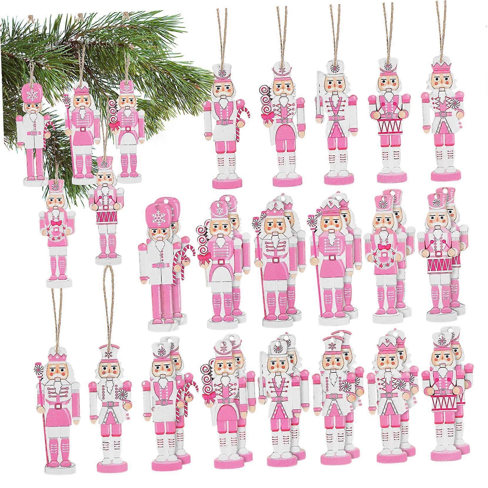 36 pieces of Nutcracker ornaments, Christmas figures, themed numbers for tree