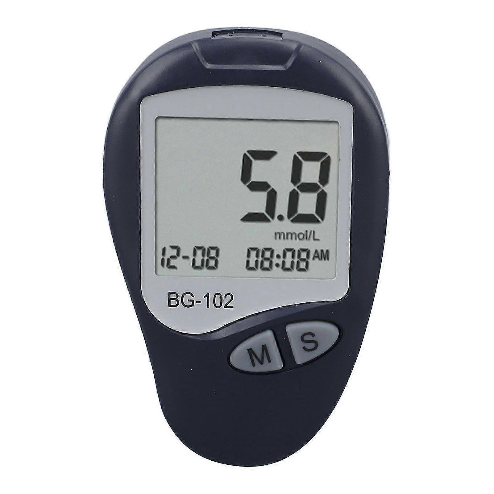 Portable Blood Glucose Monitor Kit for Accurate Diabetes Testing with Lancing Device and Test Strips for Home Use