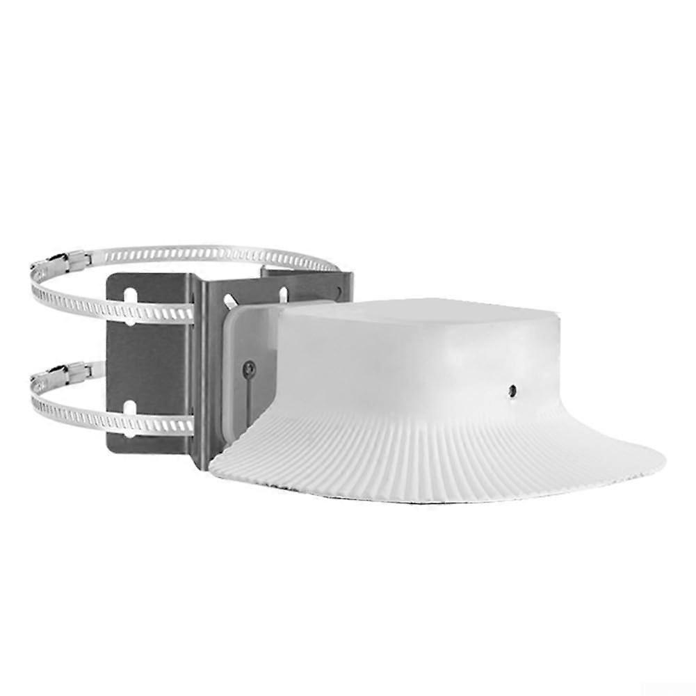 Smart Design Metal Corner Bracket for Eufy SoloCam S340 - Durable Indoor Outdoor Mounting Bracket in White