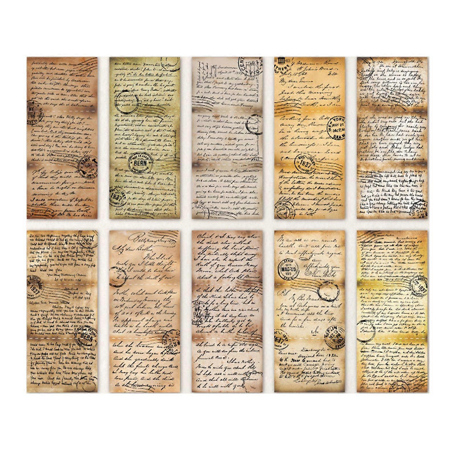 2025 Latest Model  30 Sheets Scrapbook Paper Supplies Retro Different Patterns