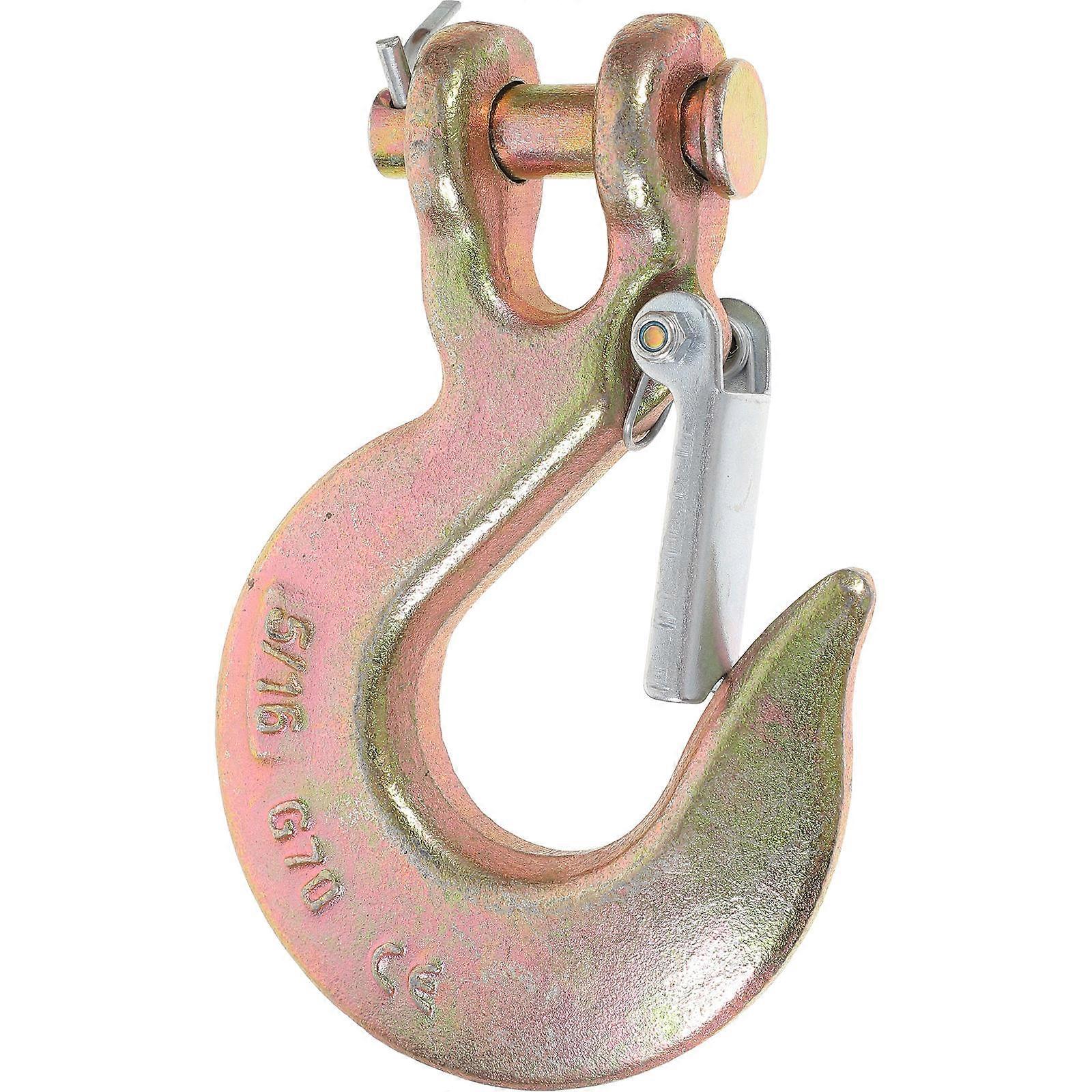 Heavy Duty Lifting Hook with Safety Latch for Industrial and Construction Use