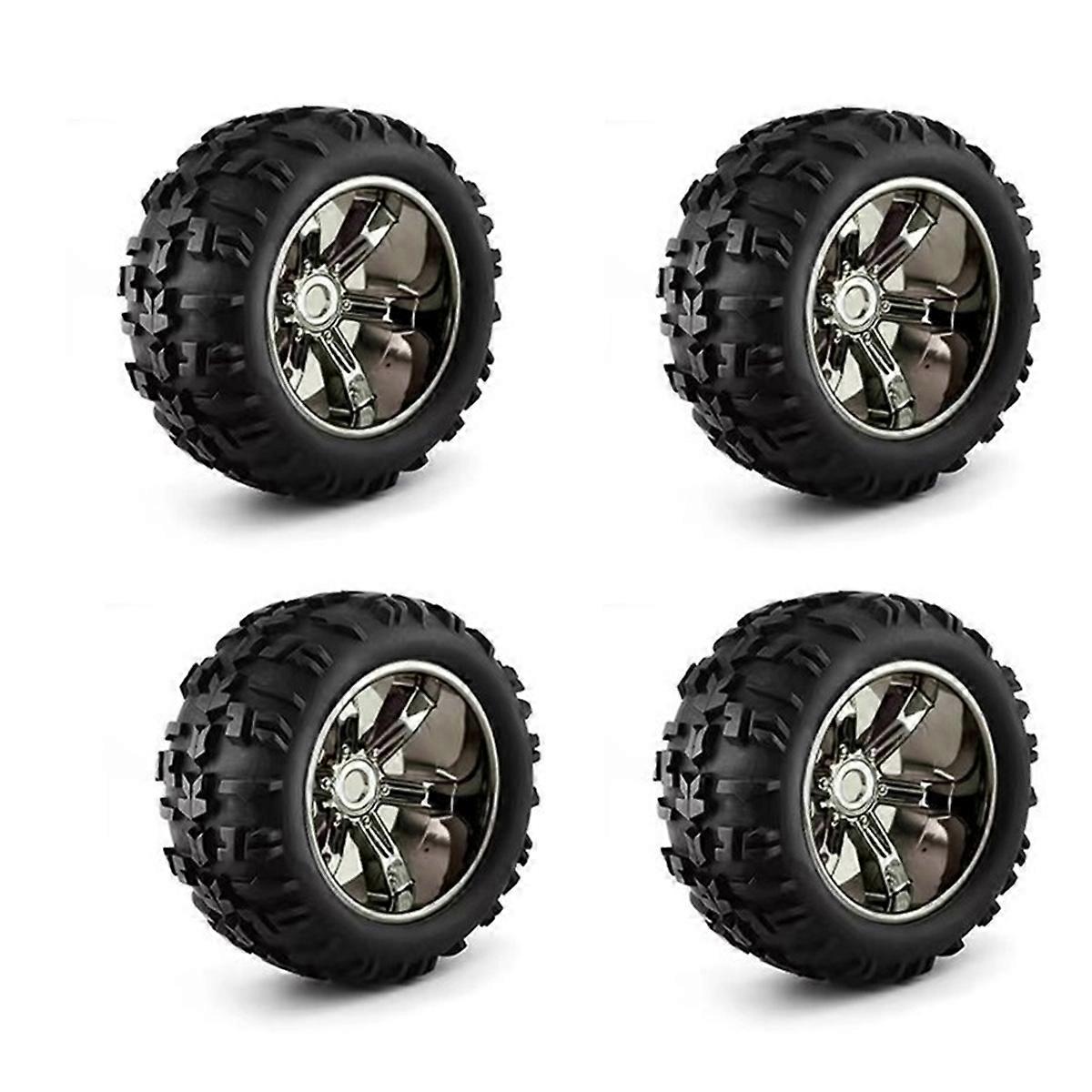 4pcs 150MM RC Tires Truck Tire Wheel Tyre 17mm Hex RC Car Titanium