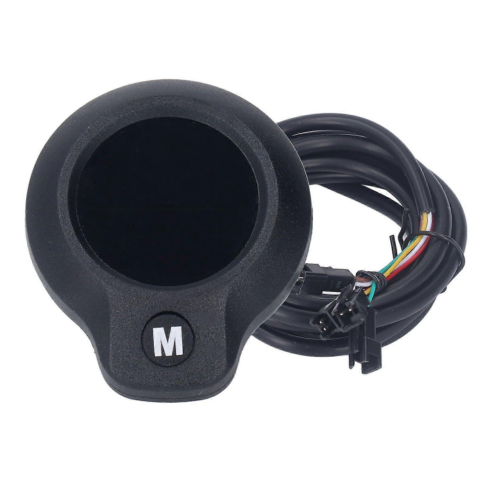 Electric Bike LCD Display Meter Multifunctional Electric Bicycle Scooter Display Meter with 6 Wires YMQX)