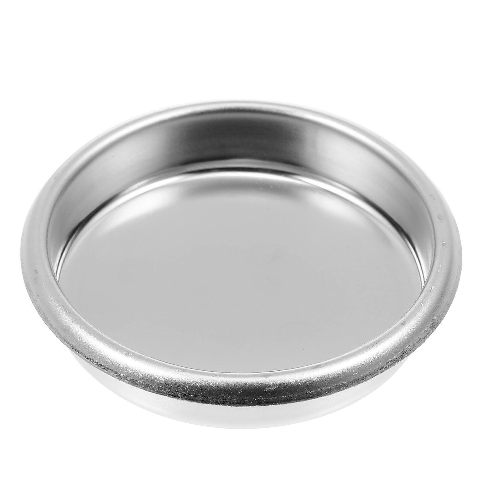 Coffee Machine Accessories Filter Basket Stainless Steel Back Flush Machine Cleaning Round Shape 54MM 1Set