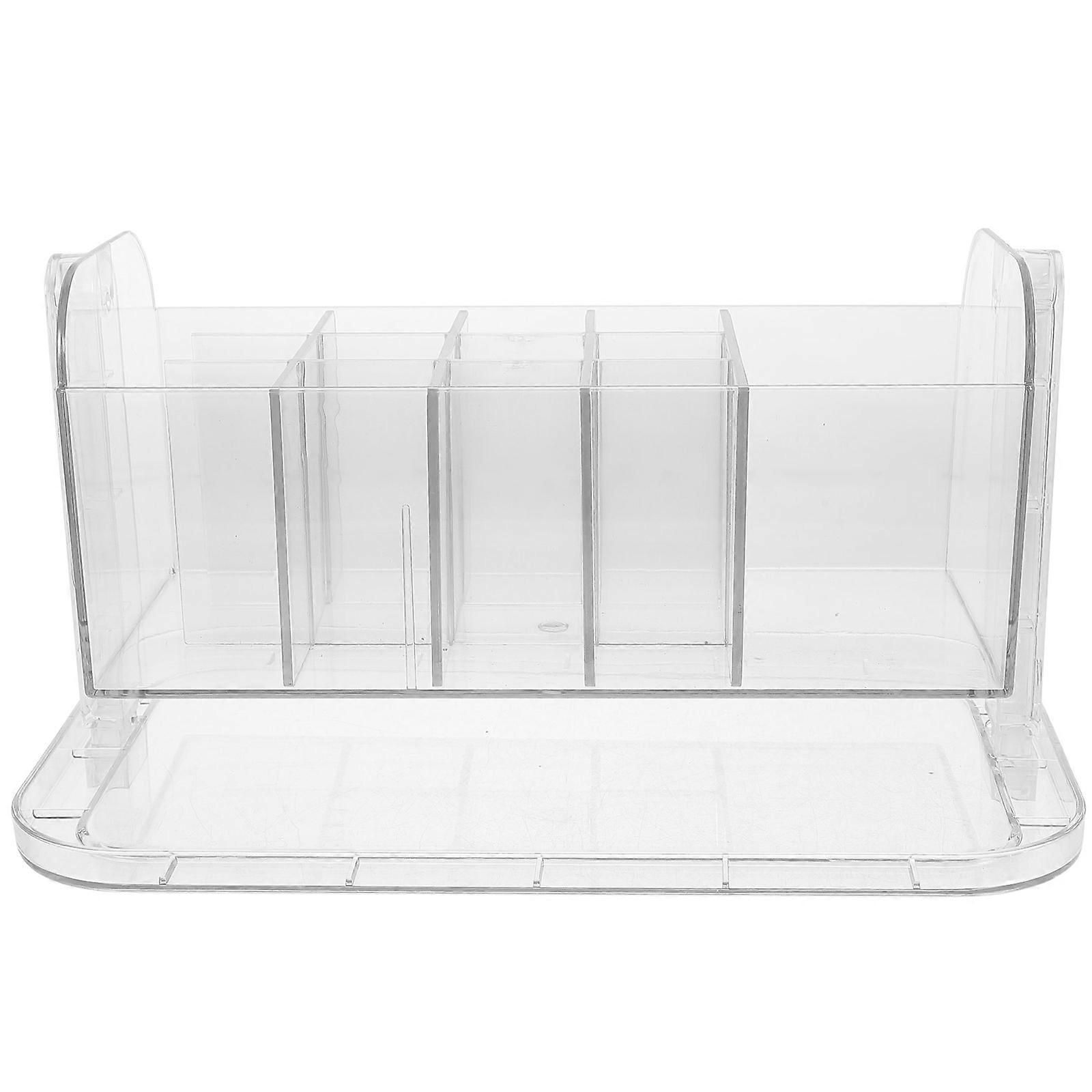 Bathroom Countertop Organizer Makeup Organizer Lipstick Dressing Table 22.7X13.4X13.3CM 180 Degree Rotation 1Pcs
