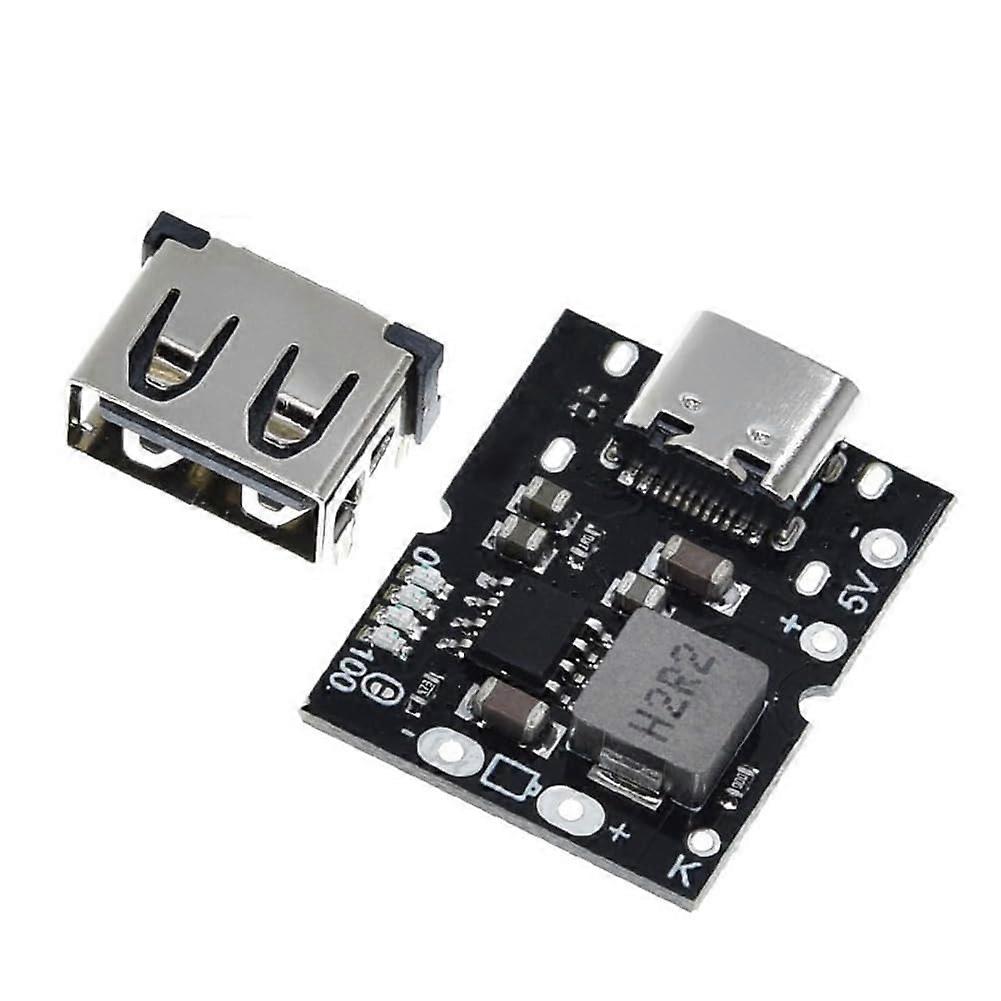 TypeC USB 5V 2A Boost Converter StepUp Power Module Lithium Battery Charging Protection Board DIY Charger Easy to Use, No Soldering