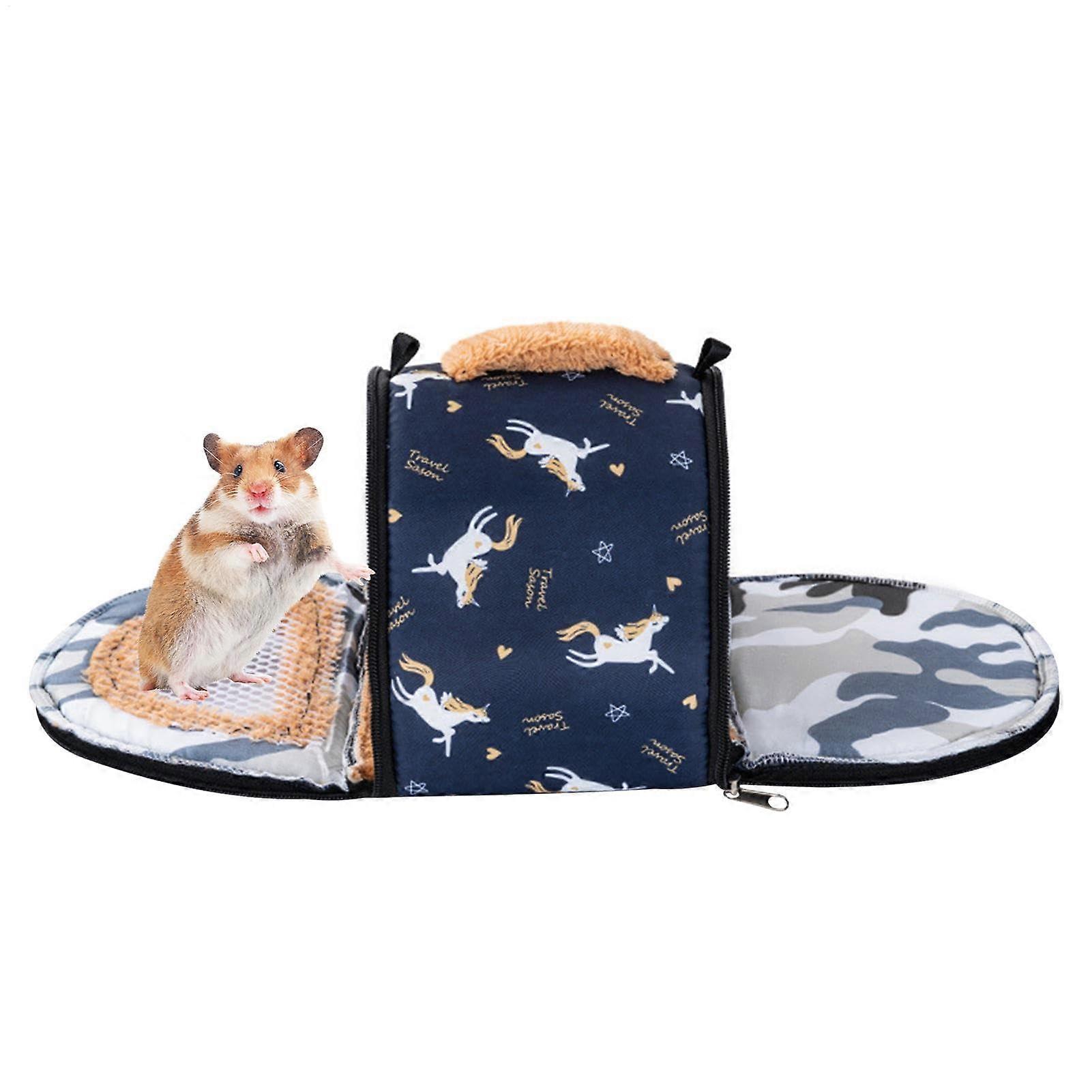 Hedgehog Carrier, Wind Protection Case, Portable Outing Bag with Slide Base (Size S)