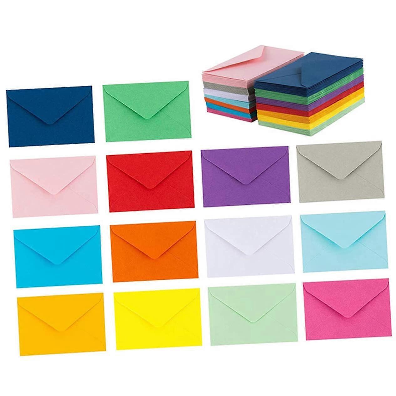 50 pieces of greeting envelopes for poems and lyrics, budget seed storage envelopes, assorted colors.