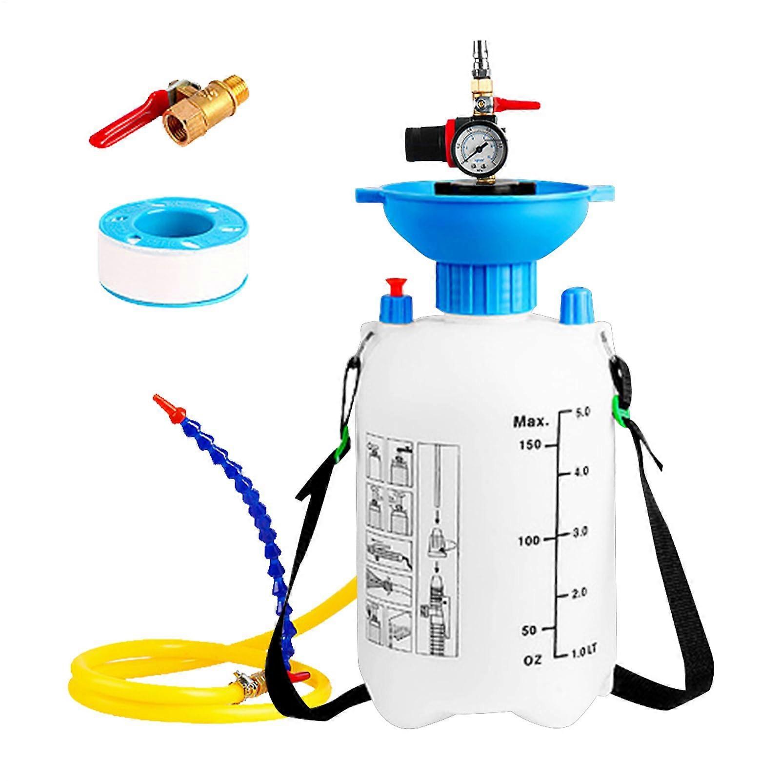 Automated Fluid Extractor - Pneumatic Gear Oil Dispenser ATF Refill System | 8L/5L Transmission Pump for Garage Maintenance