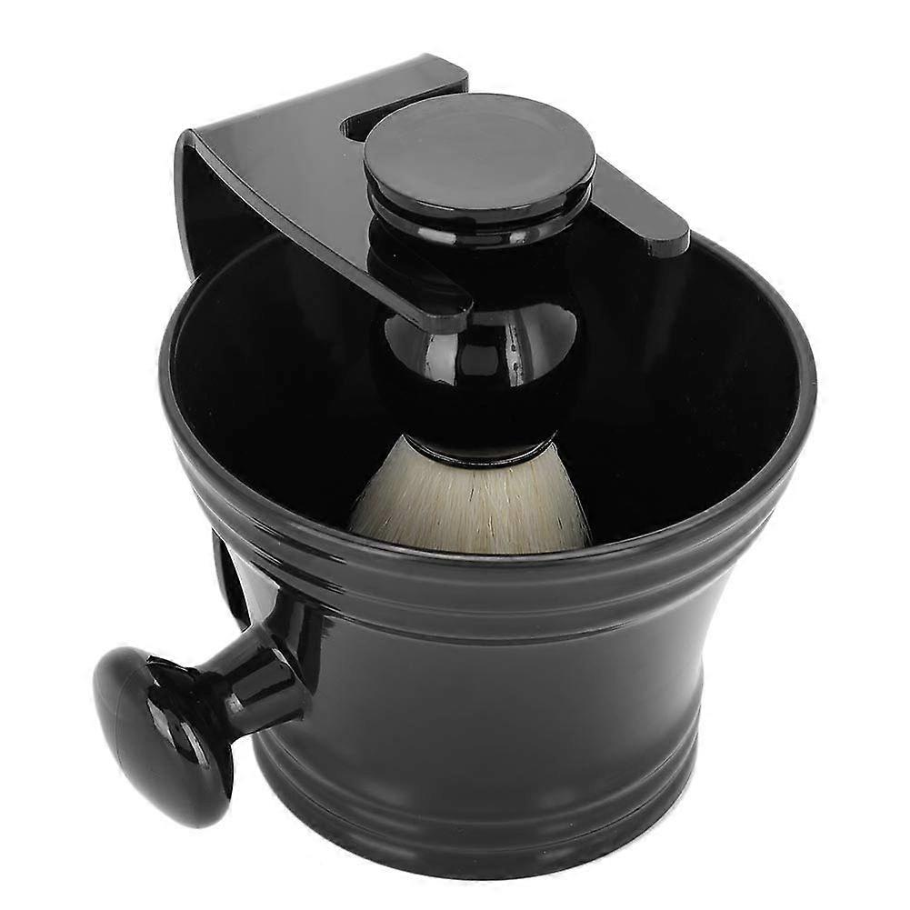 Shaving Brush for Men, 3-in-1 Men's Shaving Set with Brush Stand and Soap Dish for Home Use and Travel