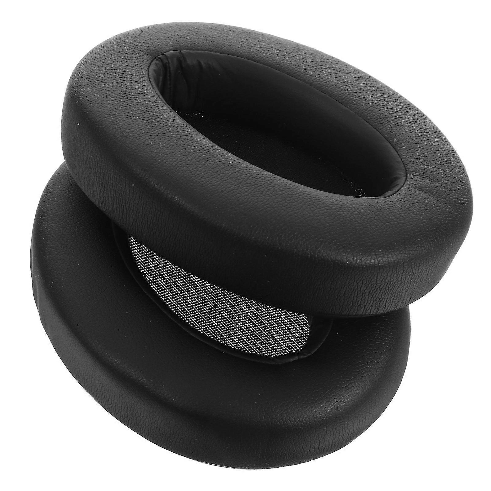 Headset Pads Headphone Cushions Diy Imitation Leather Long Listening Sessions 2Pcs