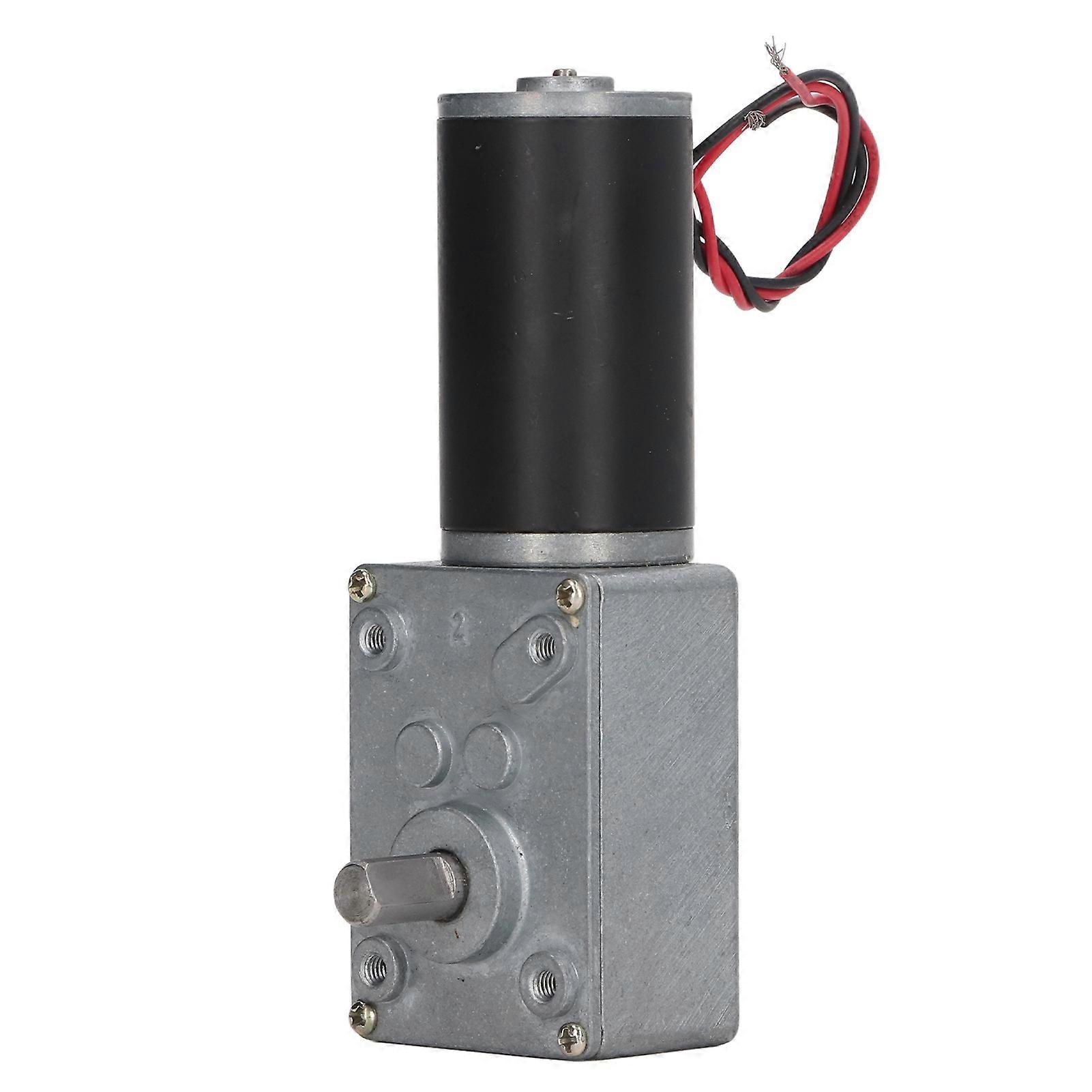 DC Gear Motor Low Noise Low Heat CW CCW Single Shaft Reduction Motor for Printer Counting Machine DC24V 5RPM 