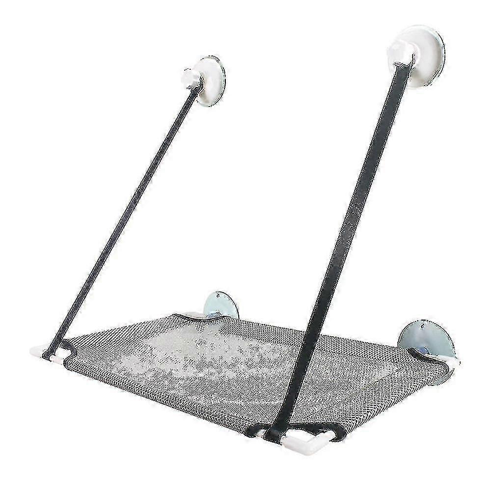 Space-Saving Window-Mounted Cat Bed Hammock with Durable Safety Perch & Suction Cups - Ideal Cat Space for Relaxation