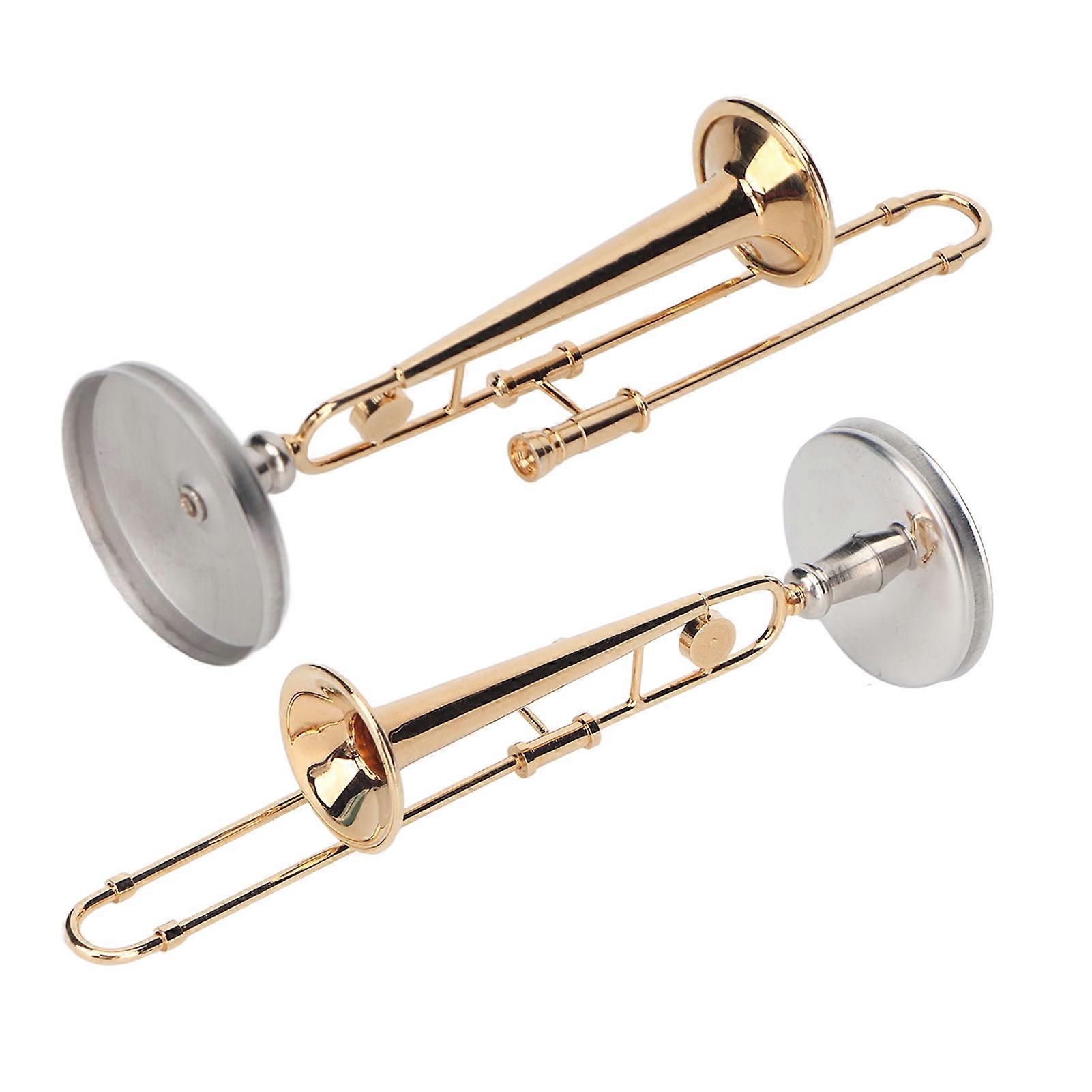 Miniature Instruments Metal Material Stable Base At Decorative Gift Box Packaging Dollhouse Instruments Toy