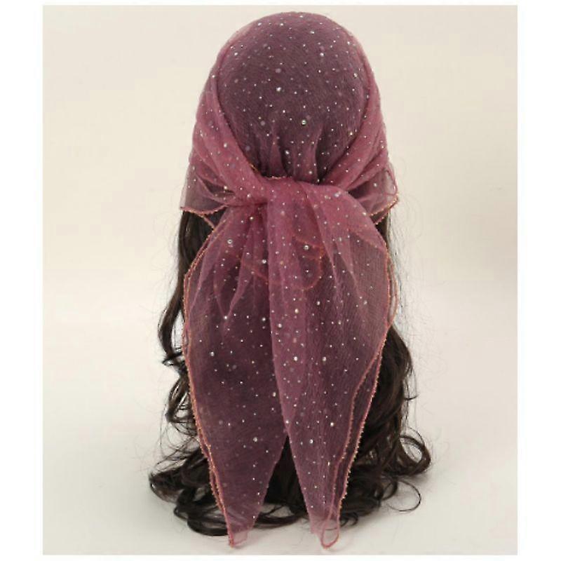 Sciarpa da donna Glitter Decor, sciarpa da 31,5 pollici con strass