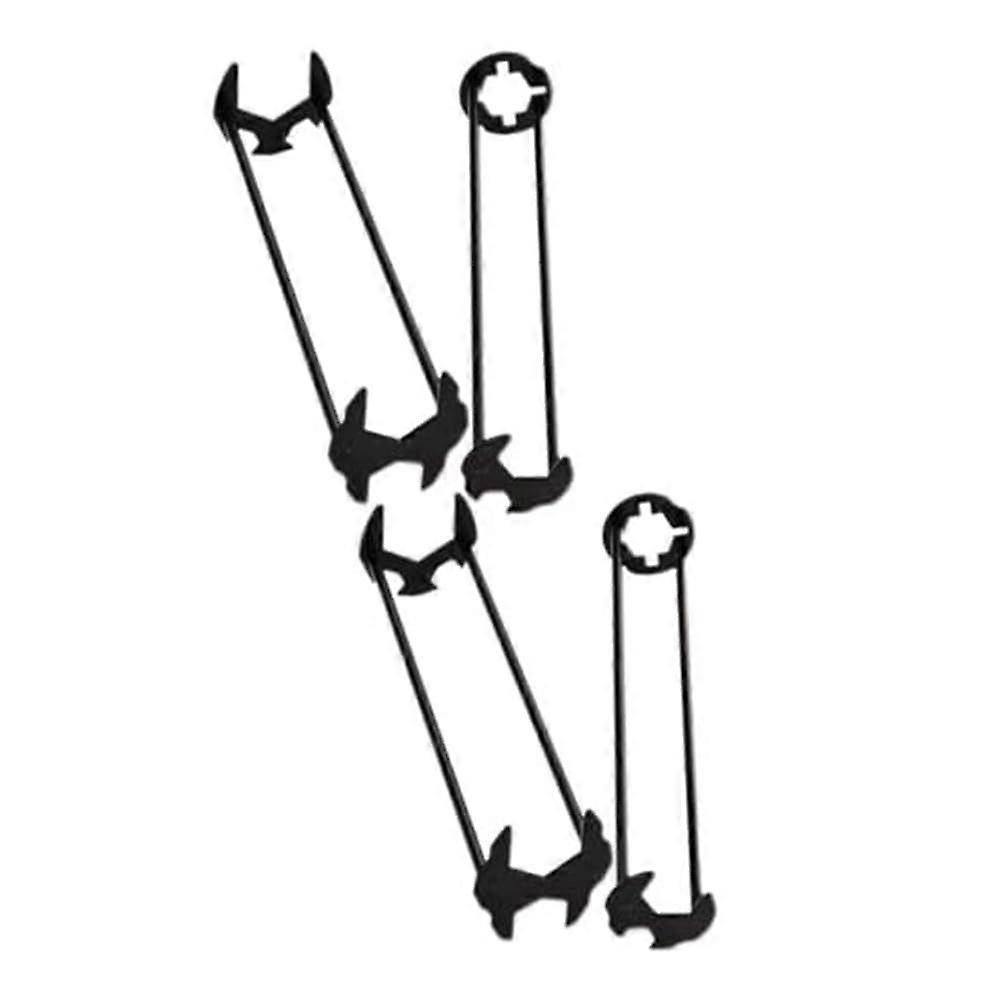 Sink Wrench Set for Faucets, Universal Plumber's Wrench for Tight Spaces, Durable, 4 Pieces