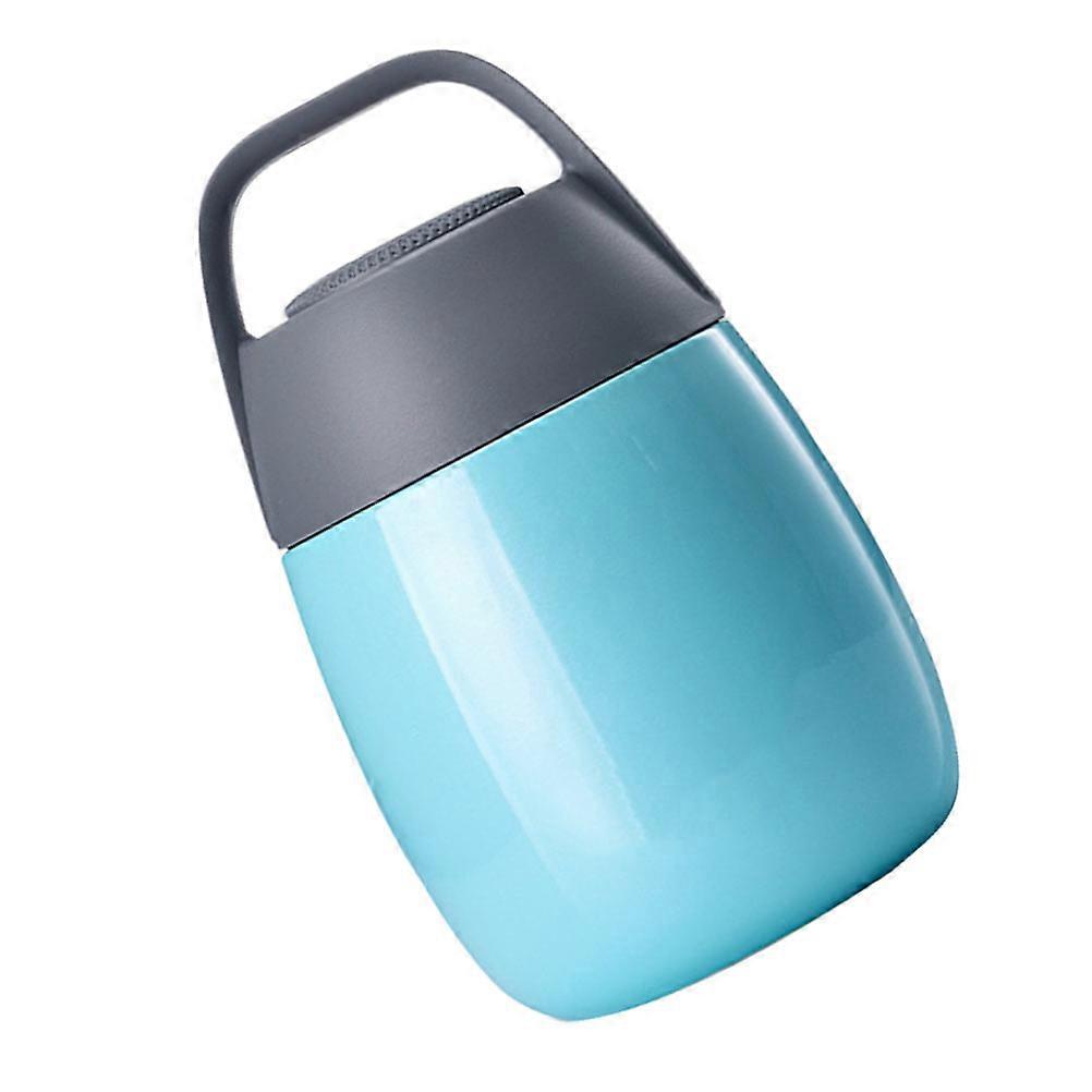 Blue Insulated Stainless Steel with Wide Mouth and Thick Handle for Easy Use 450ml