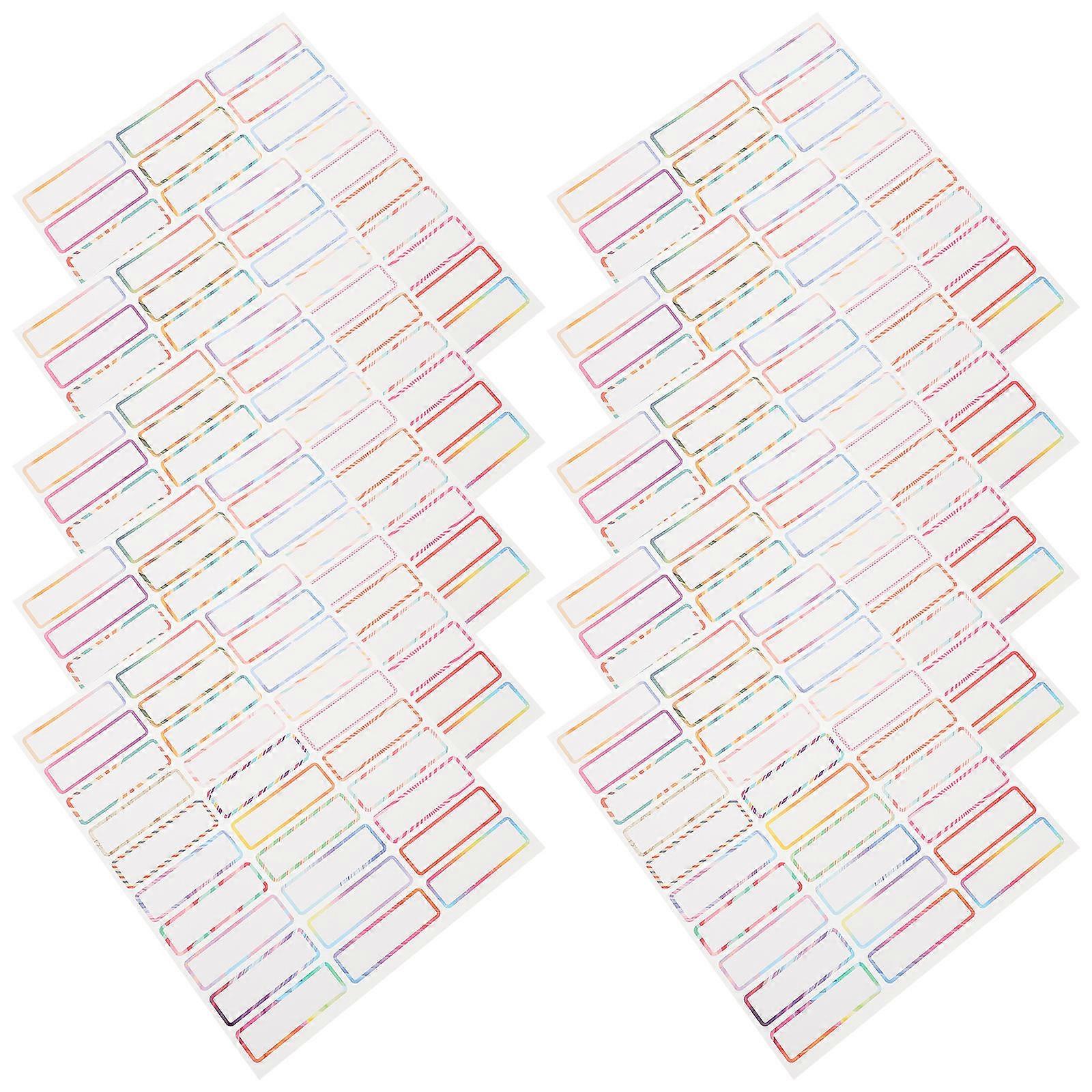 Name Labels For School Supplies Blank Labels Stickers General Users Gift Occasions Waterproof 300 Pieces