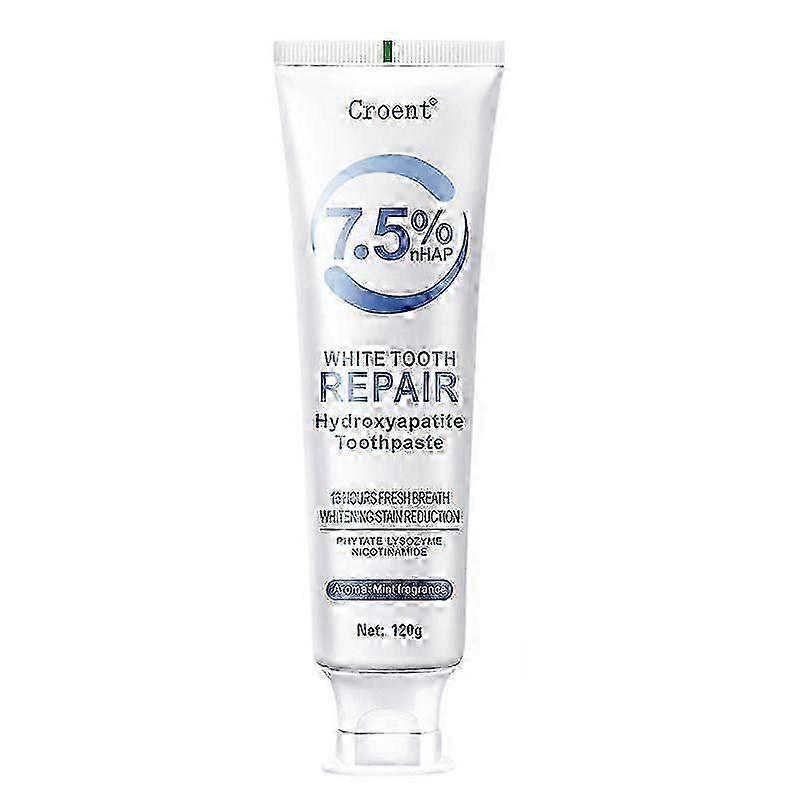 Hydroxyapatite Toothpastes for Enamel Protection and Tooth Strengthening, Fluoride-Free Toothpaste for Sensitive Teeth Daily Protection,Gentle and Eff