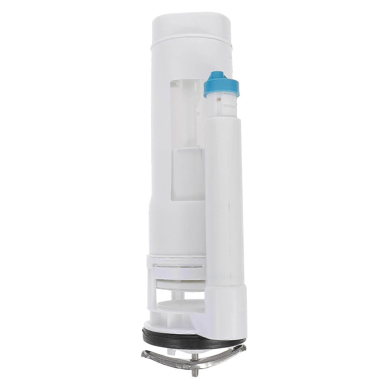 White Push Button Flush Valve for Home Use Water Tank Fitting Toilet Replacement 2.5 Inches