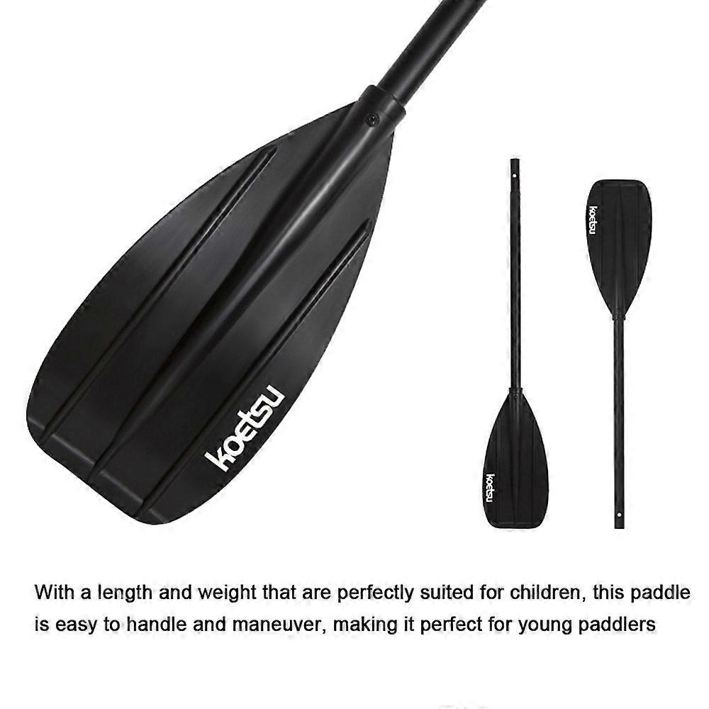 Kids Aluminum Alloy Boat Rafting Kayak Paddle Inflatable Boat Fishing Boat Thickened Hand Paddle Detachable Rubber Boat Oars Boating Accessories